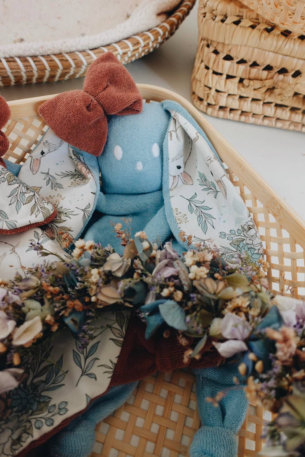 PROTOTYPE - Doudou Eponge Câlin Noeuds - Garden Bunnies