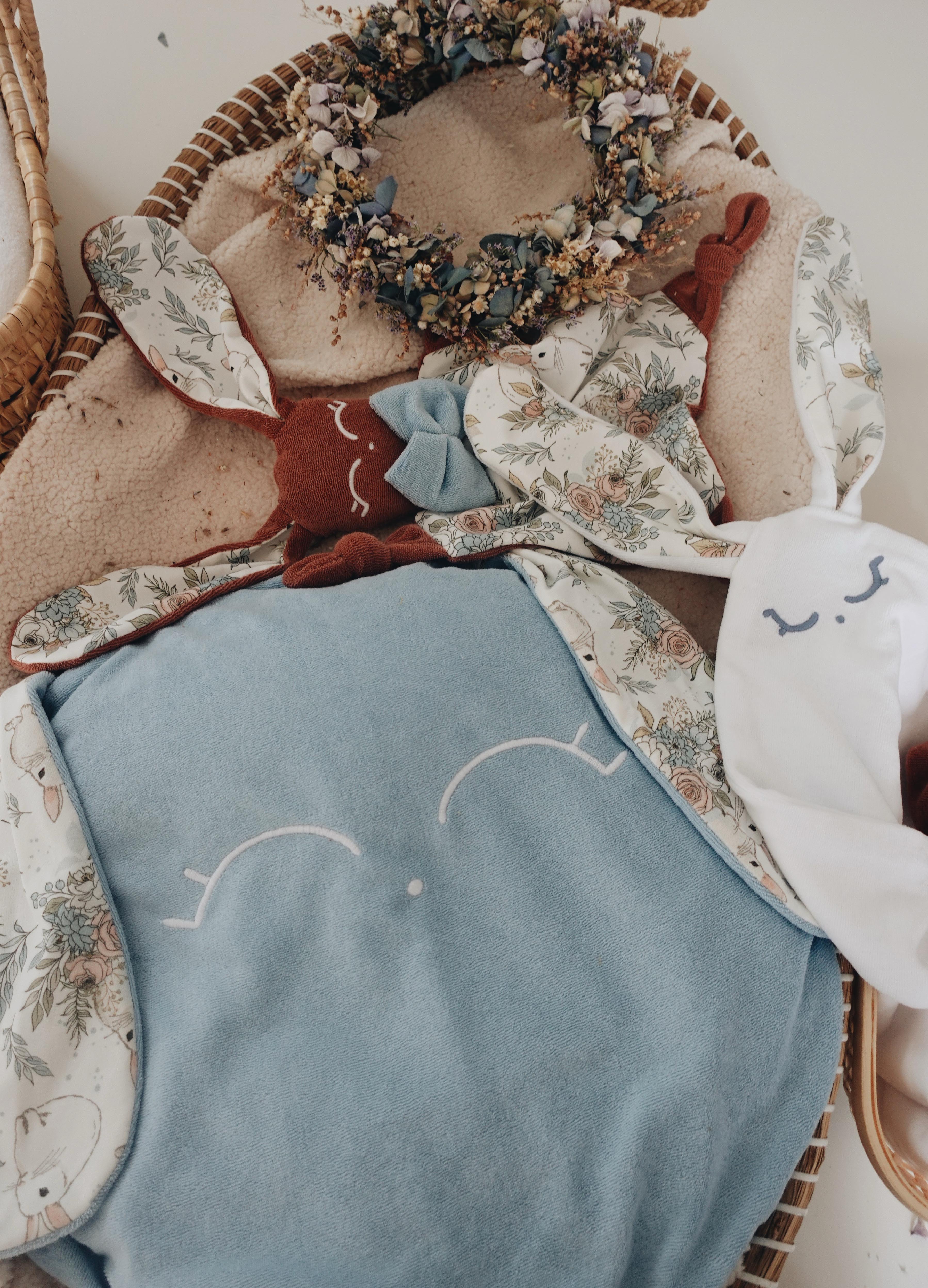 Petit Coussin Eponge - Garden Bunnies