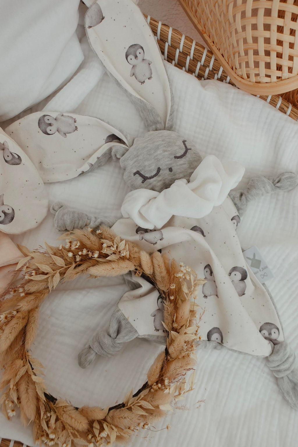 Doudou Velours Chouchou - Pinguins