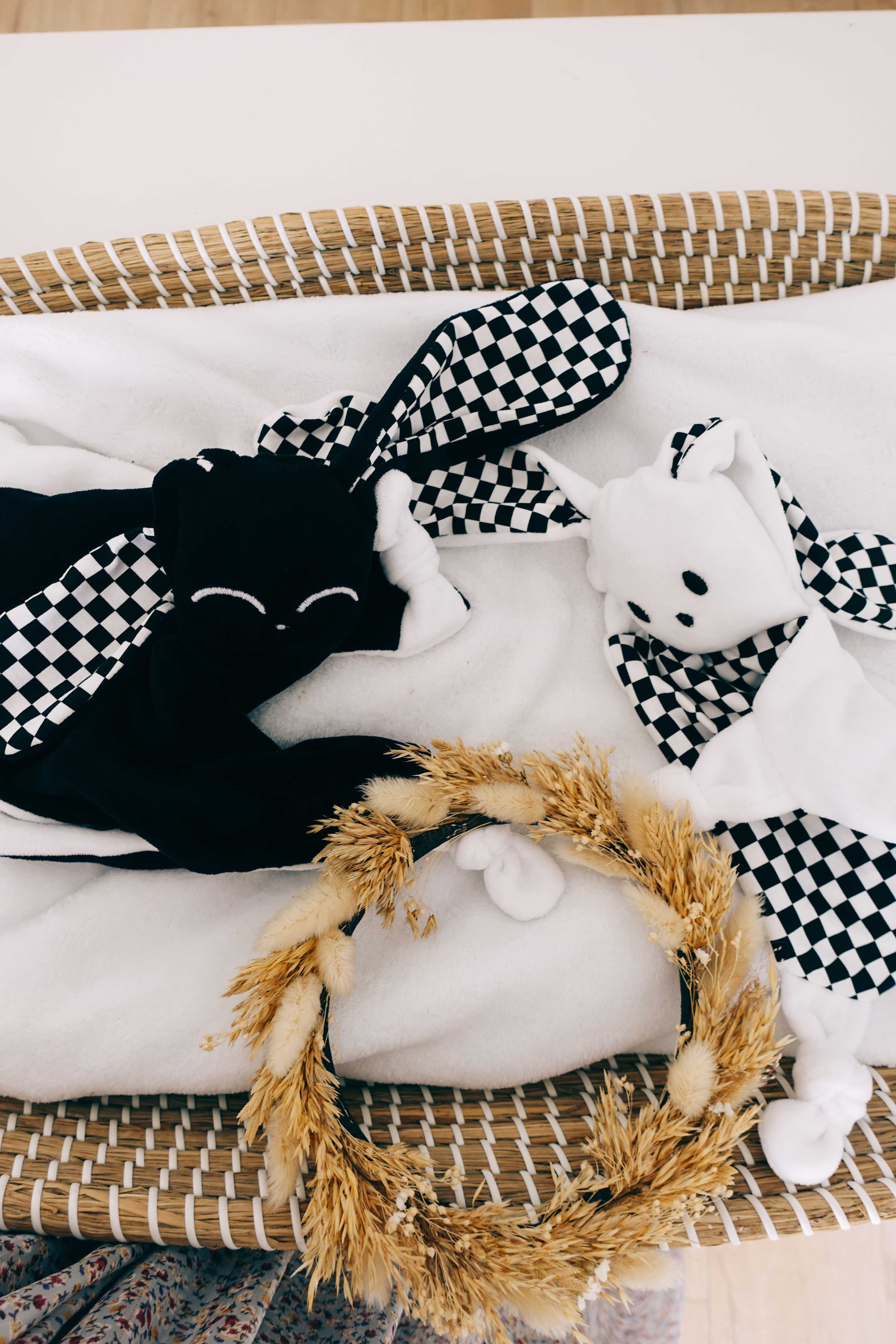 Doudou Velours Chouchou – Chessboard