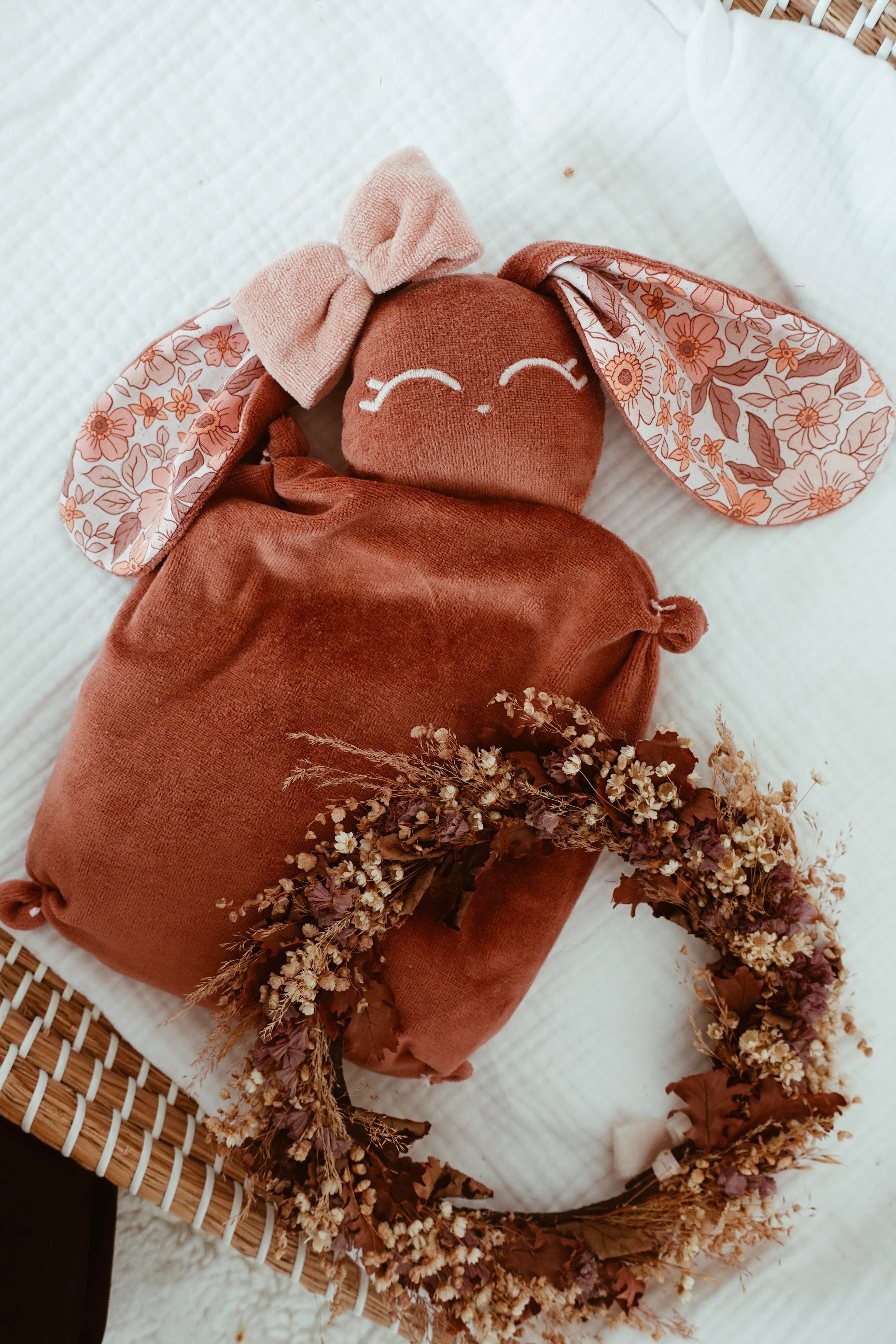 Bouillotte noyaux de cerise Velours - Joy