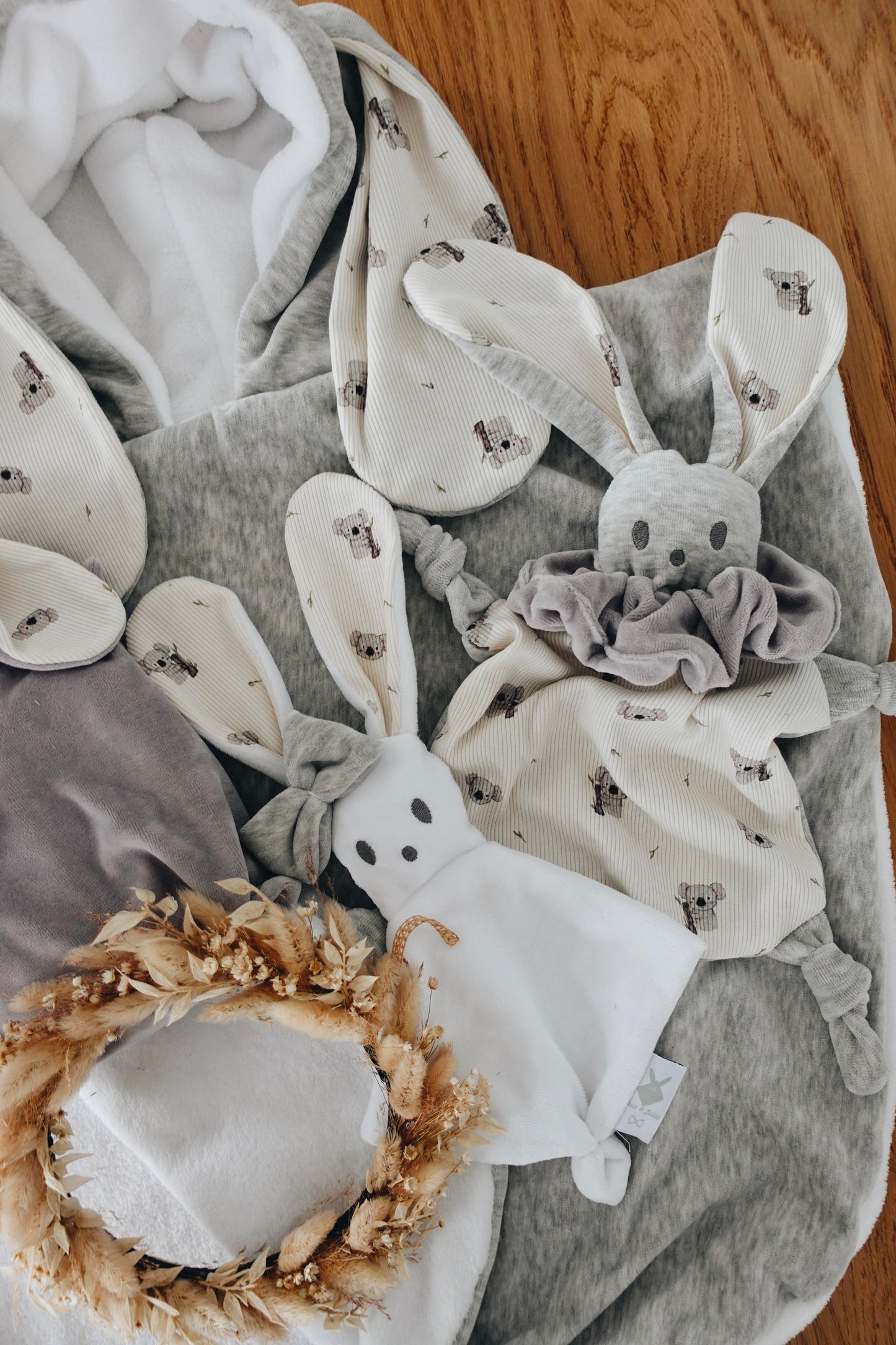 Bébé Doudou Velours - Cute Koalas