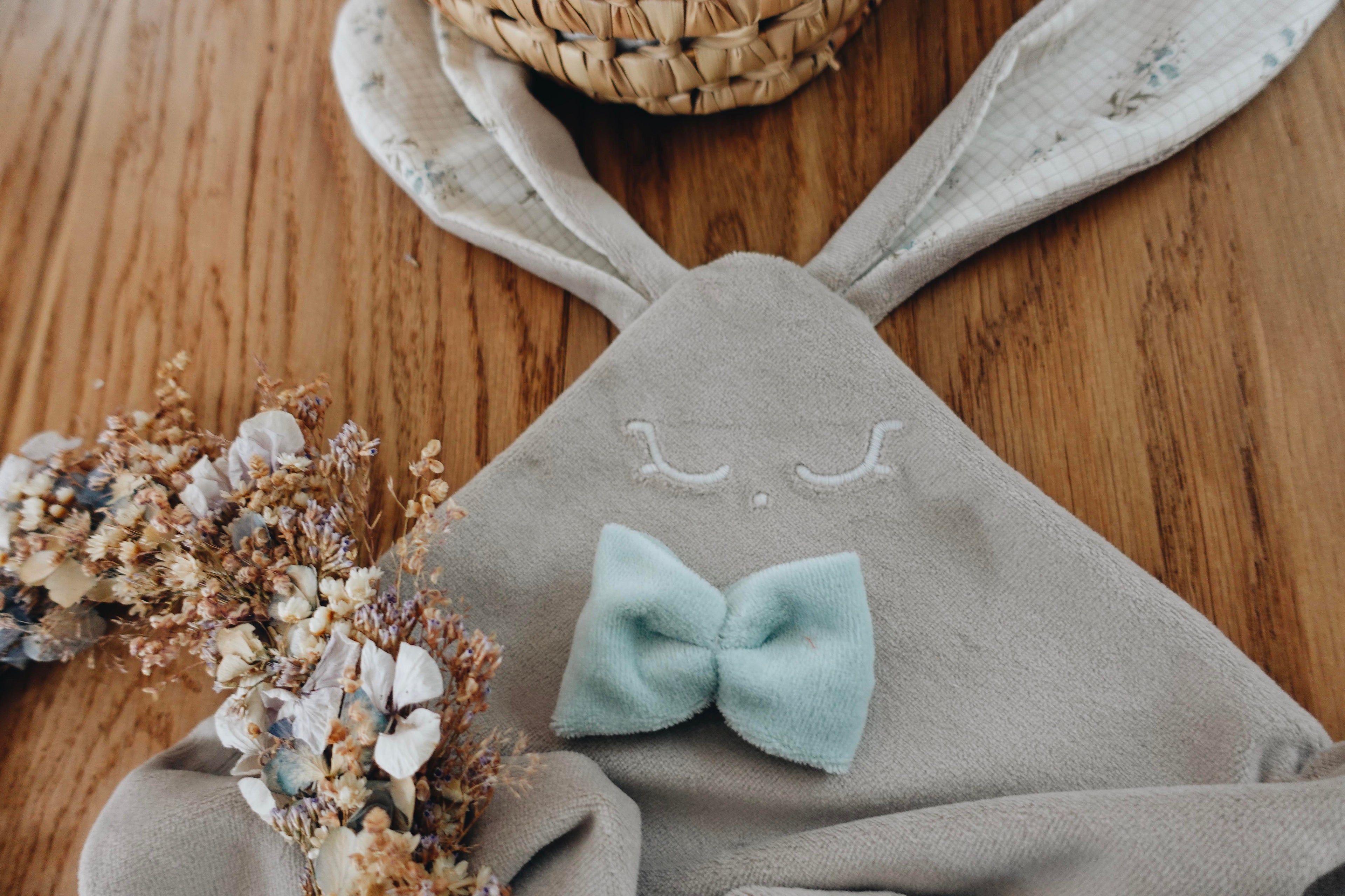 PROTOTYPE - Doudou Velours Cocooning Noeuds - Bristol