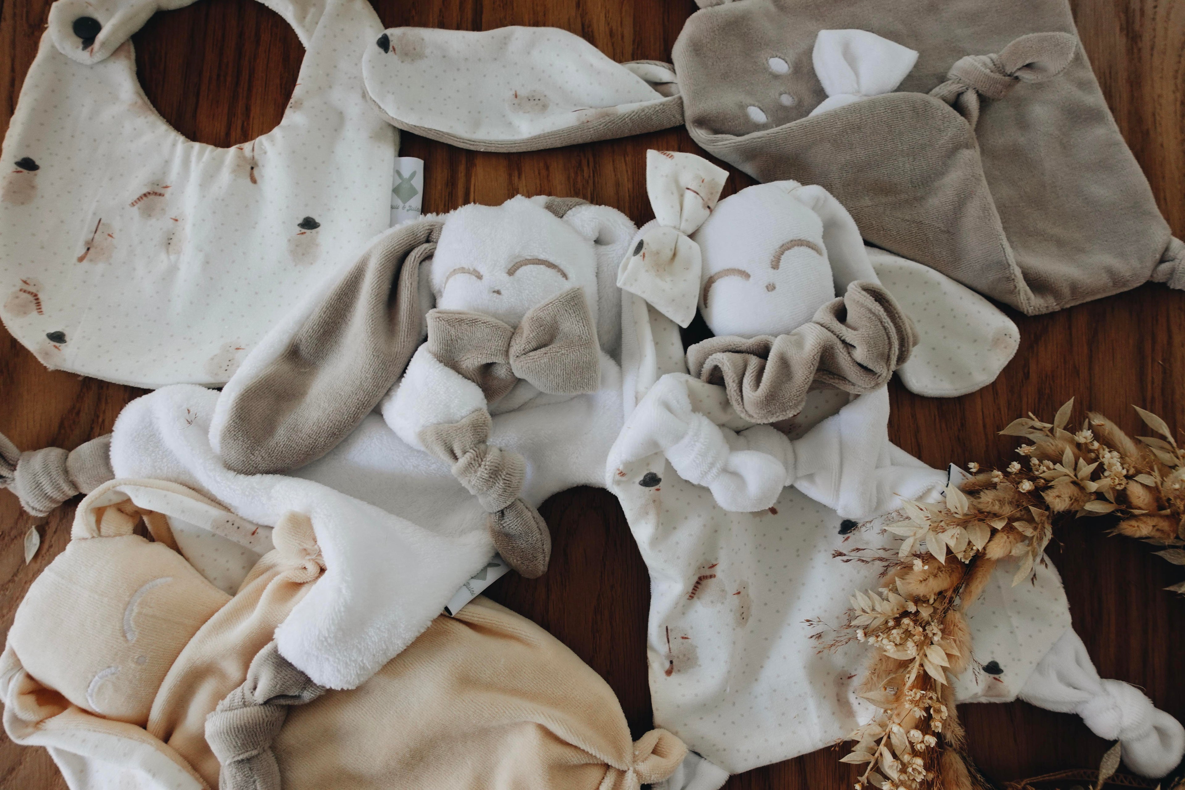 PROTOTYPE - Doudou Velours Chouchou - Snowman