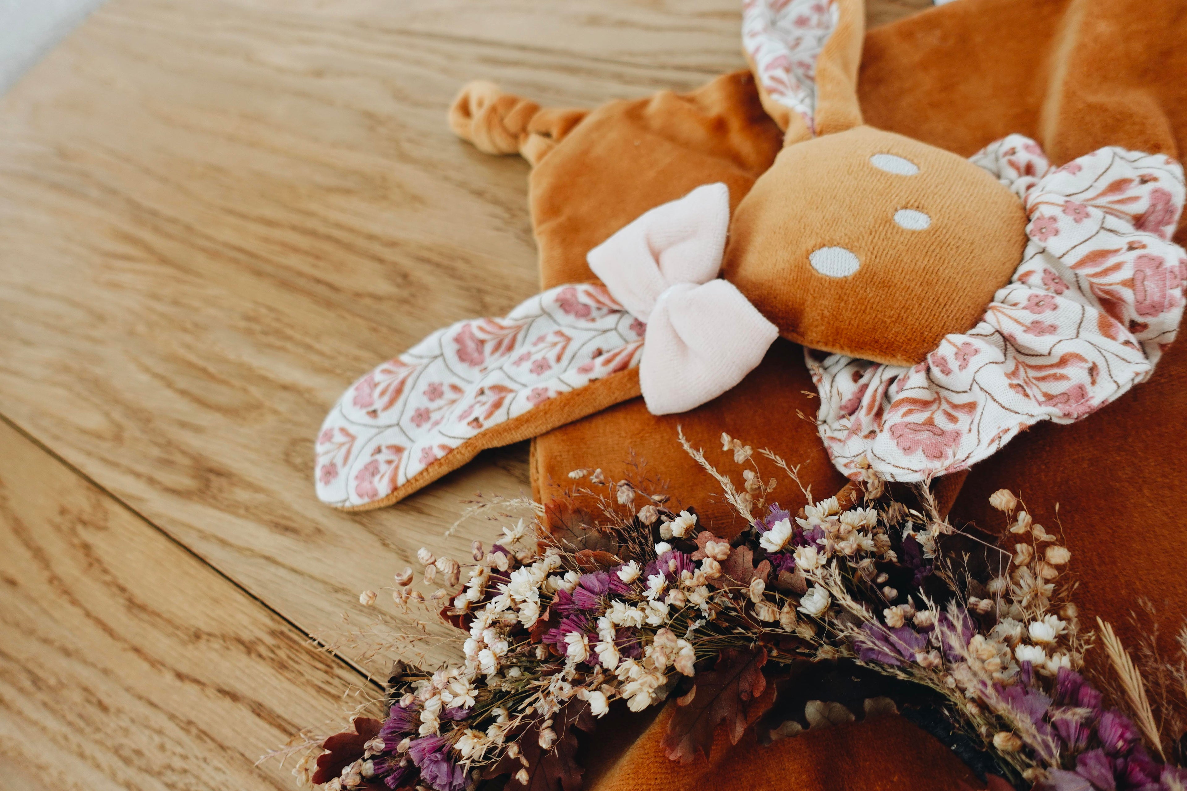 PROTOTYPE - Doudou Velours Câlin Noeuds - Indy Boho