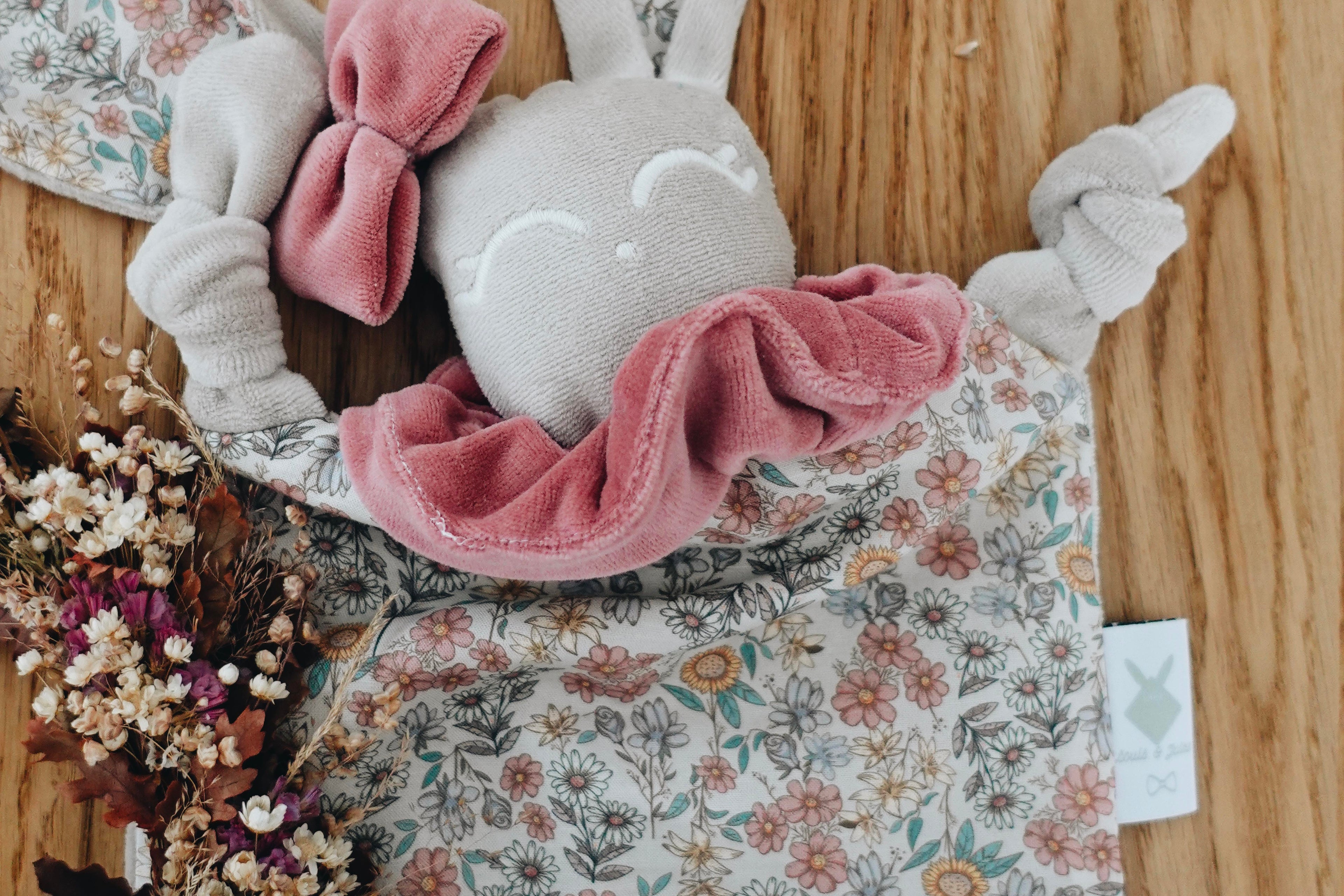 Doudou Velours Chouchou - Fleurs des Champs