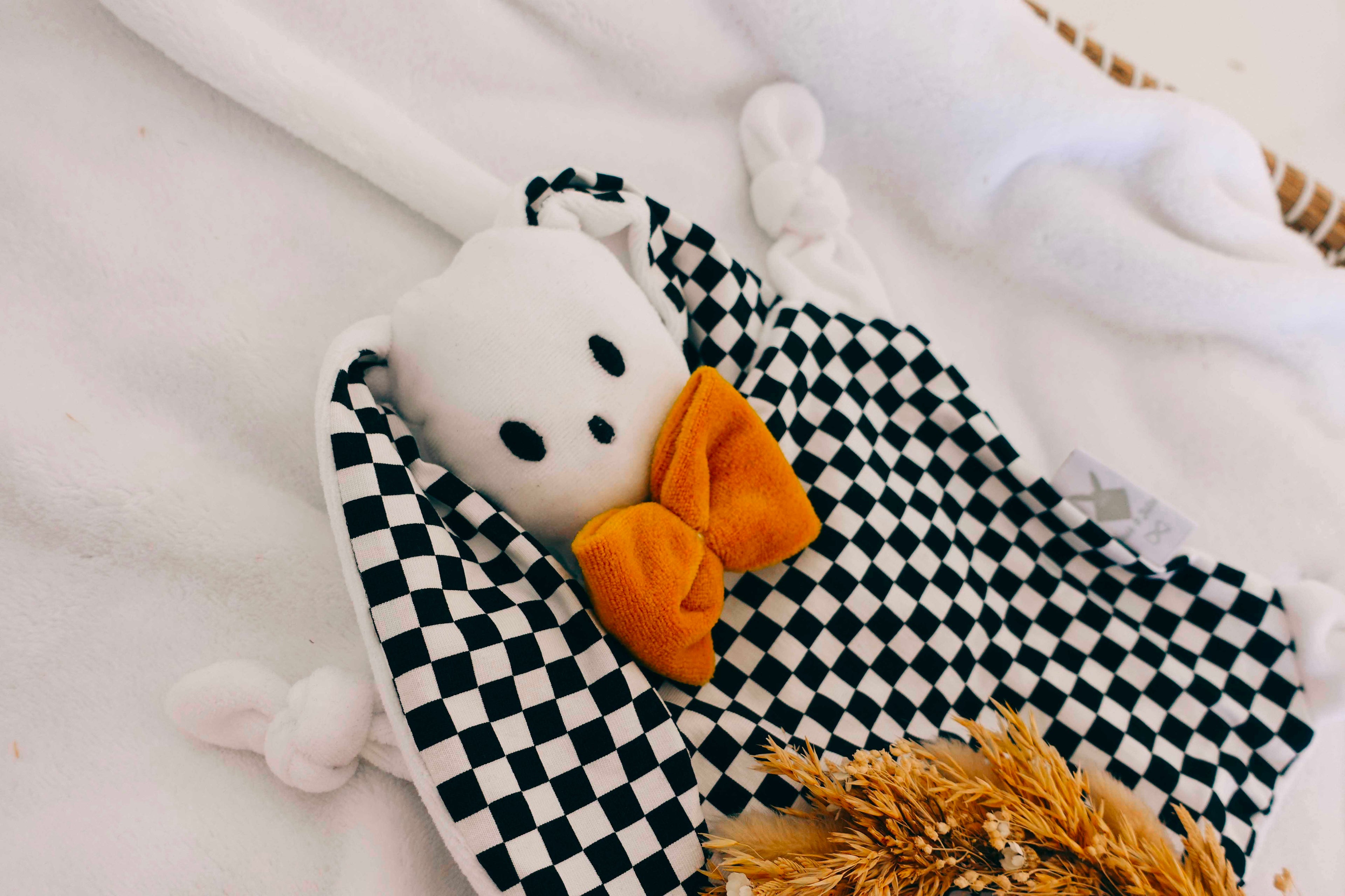 Doudou Velours Chouchou – Chessboard