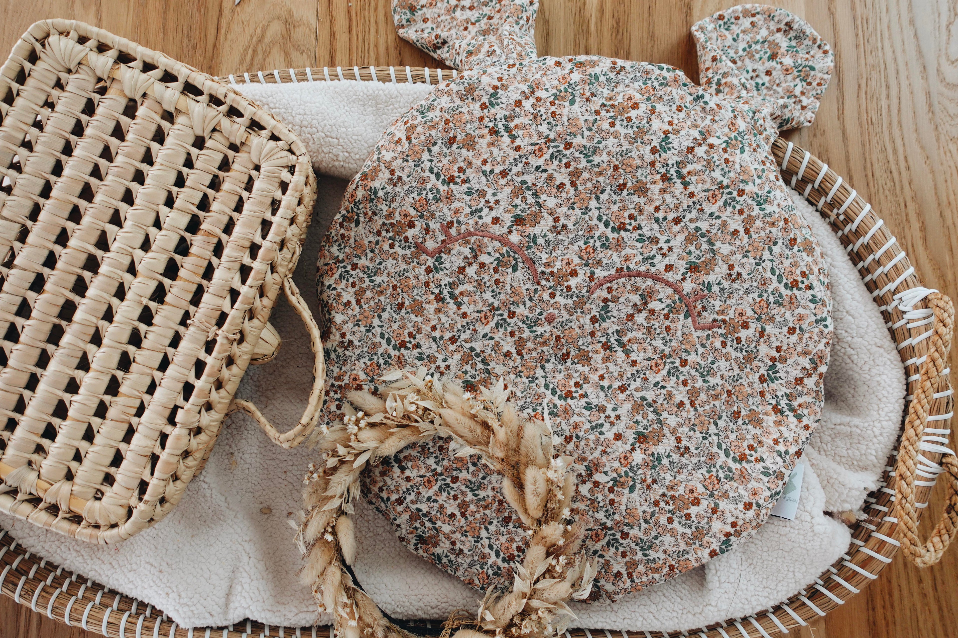 Petit Coussin Lange - Fleurs