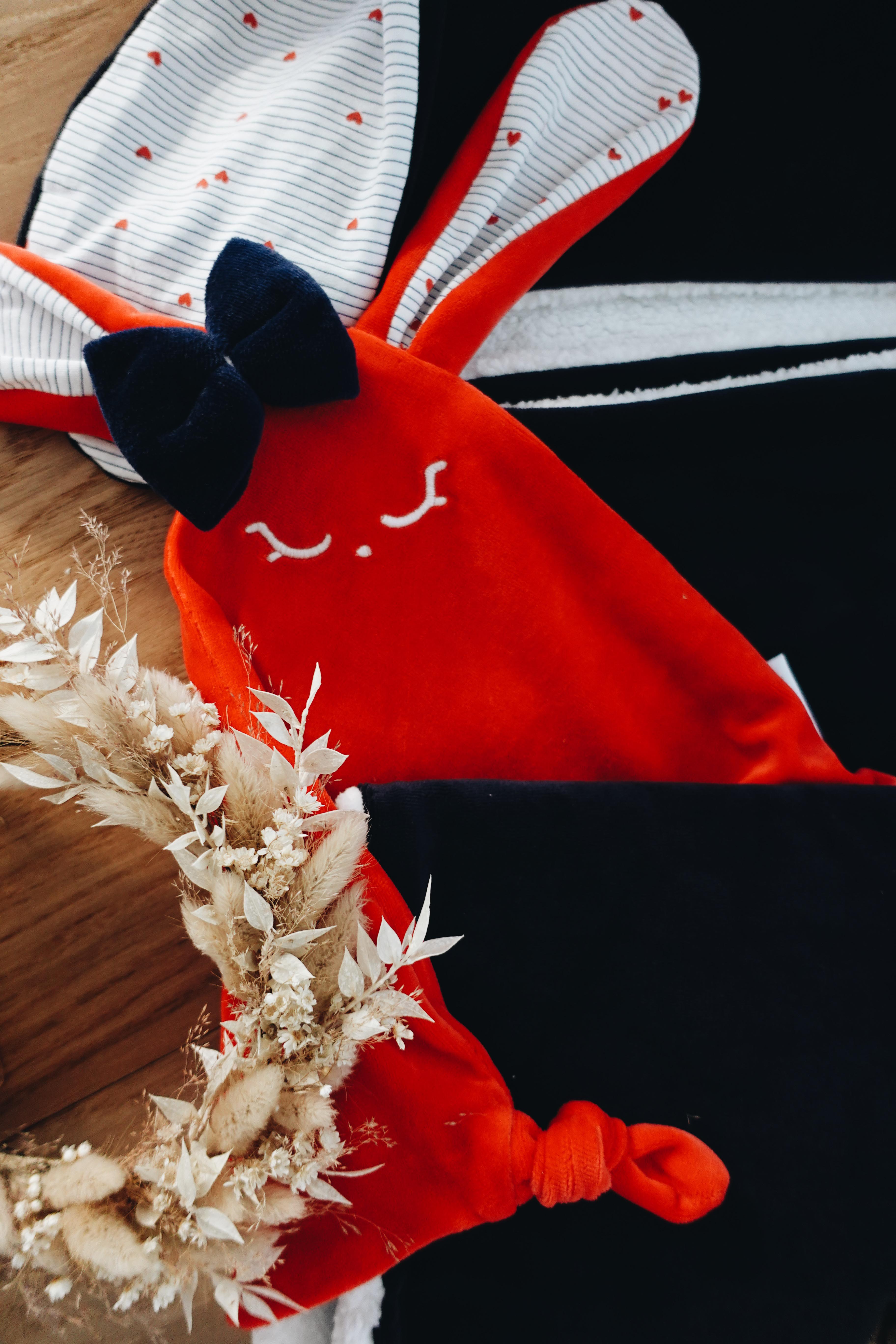 Doudou Velours Classique Noeuds - France