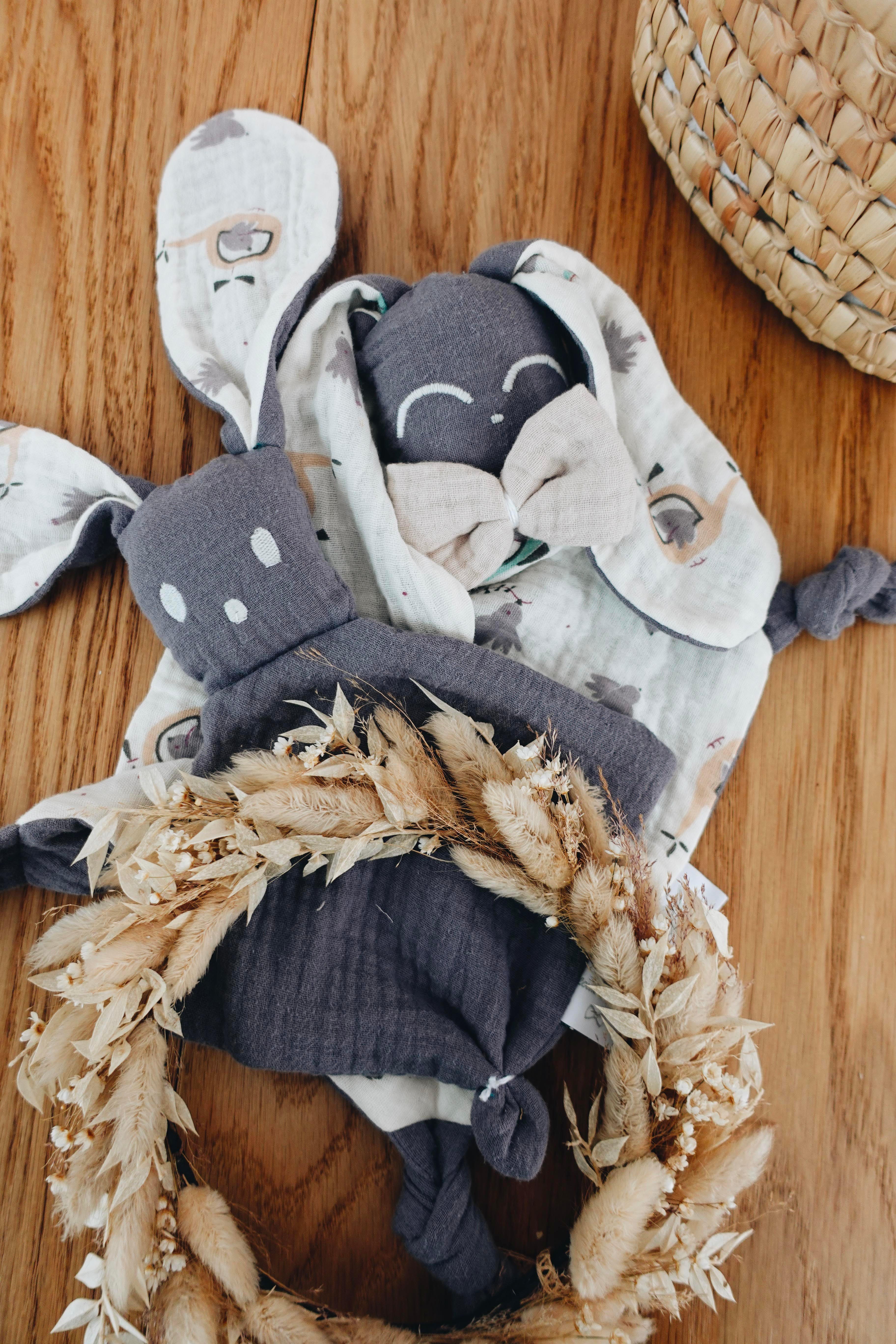 PROTOTYPE - Bébé Doudou Lange - Birds in the Sky