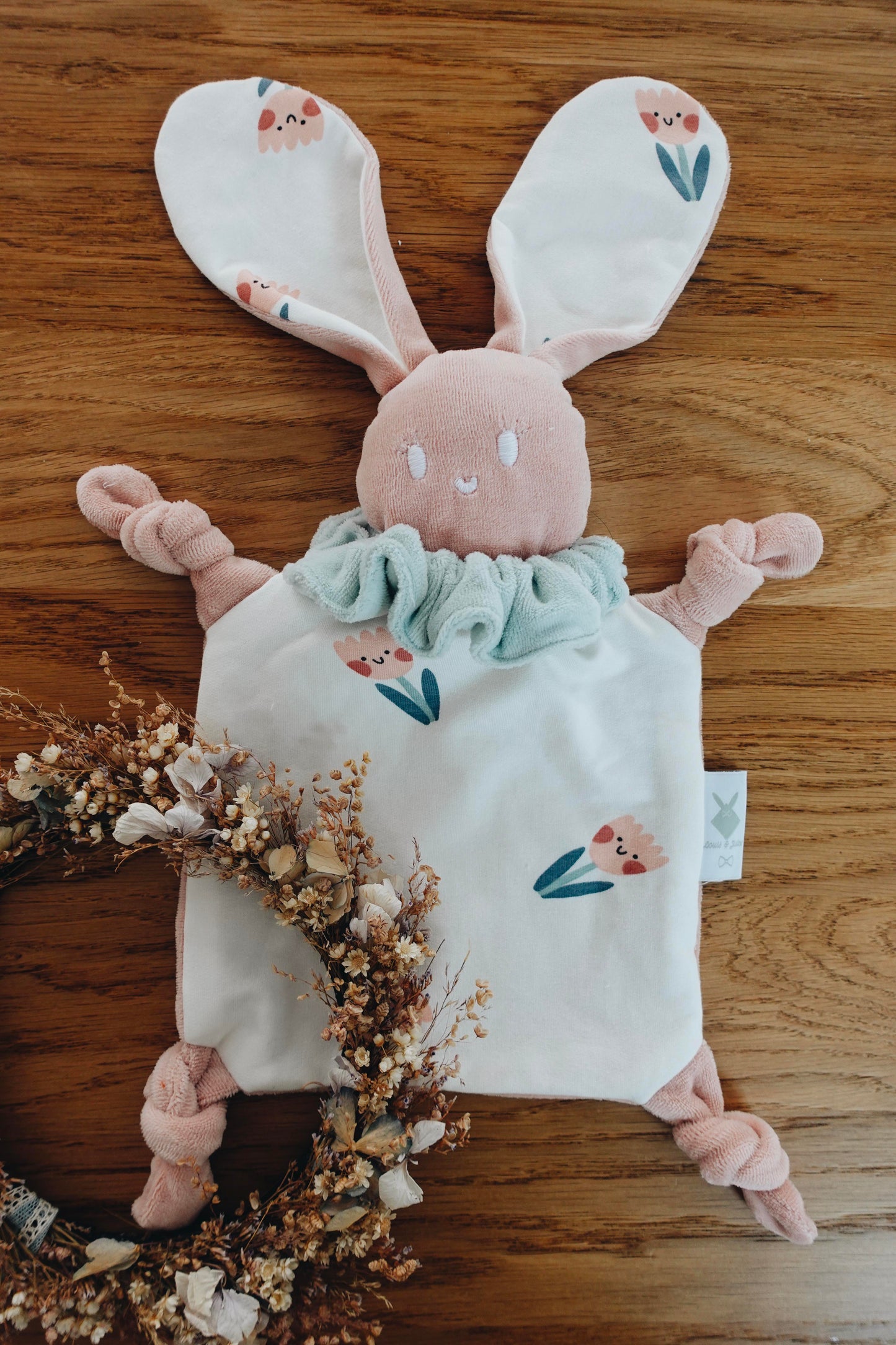 Doudou Velours Chouchou - Happy Tulips