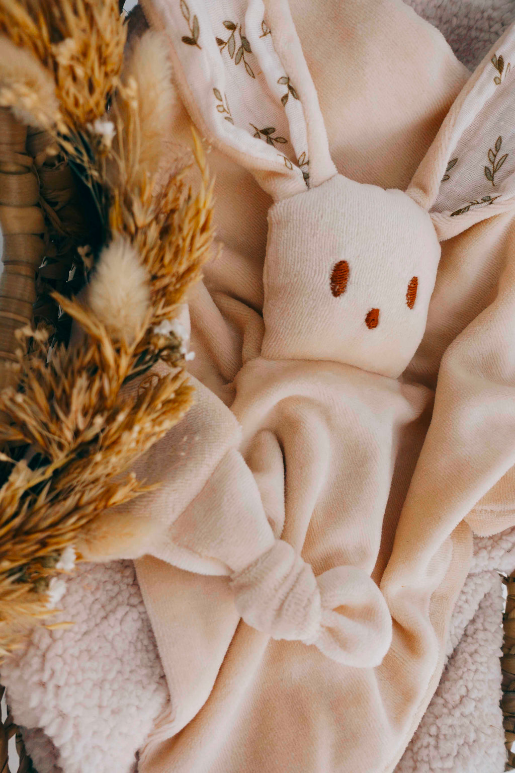 Doudou Velours Câlin Noeuds - Petit Feuillage