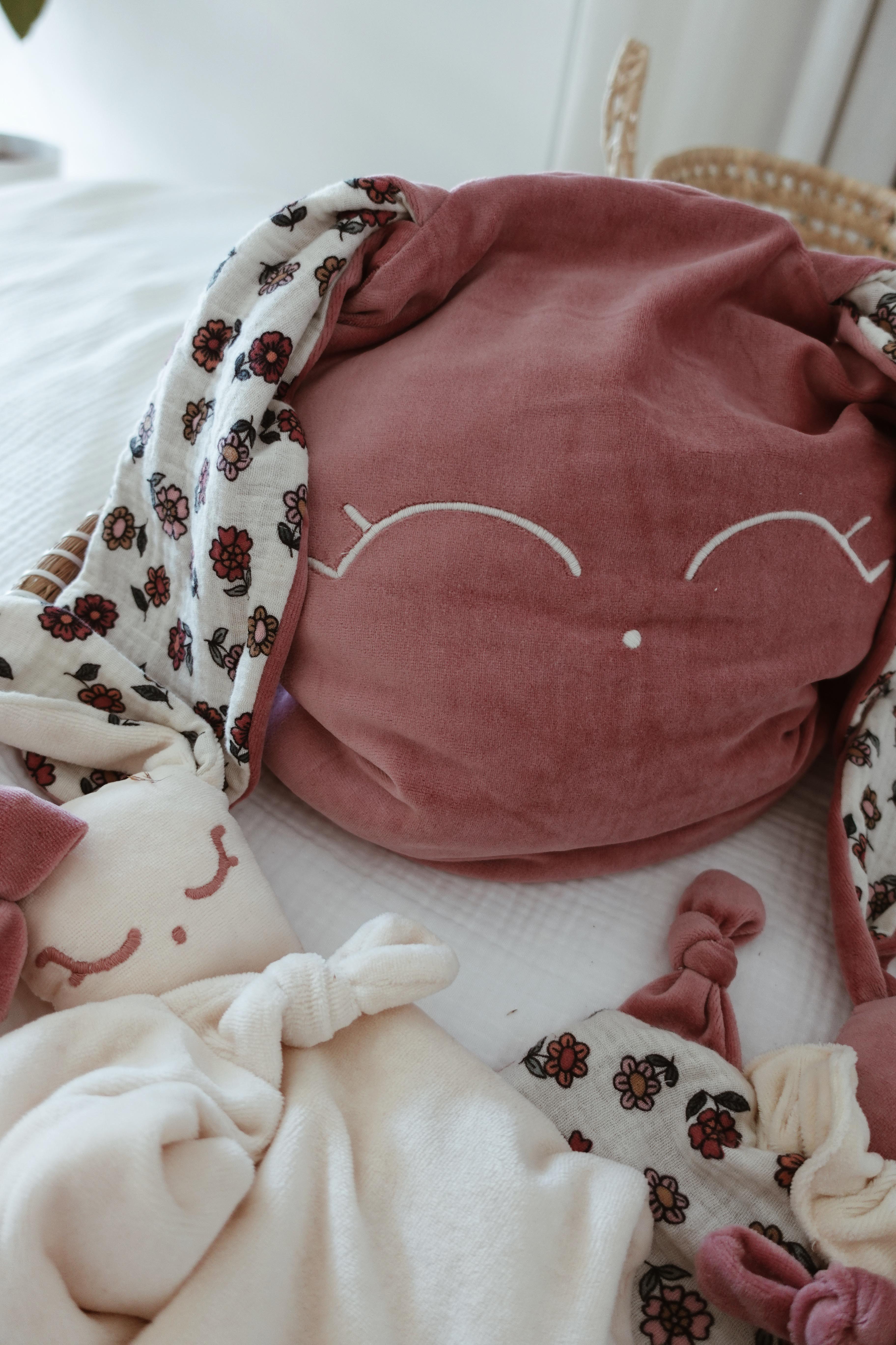 Petit Coussin Velours - Vintage Floral
