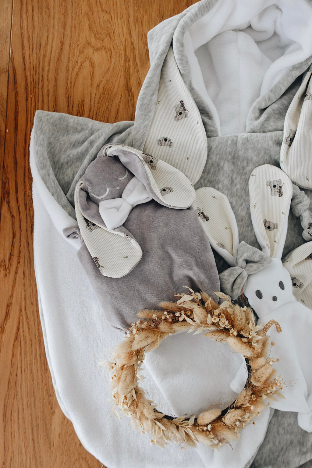 PROTOTYPE - Poncho Velours - Cute Koalas