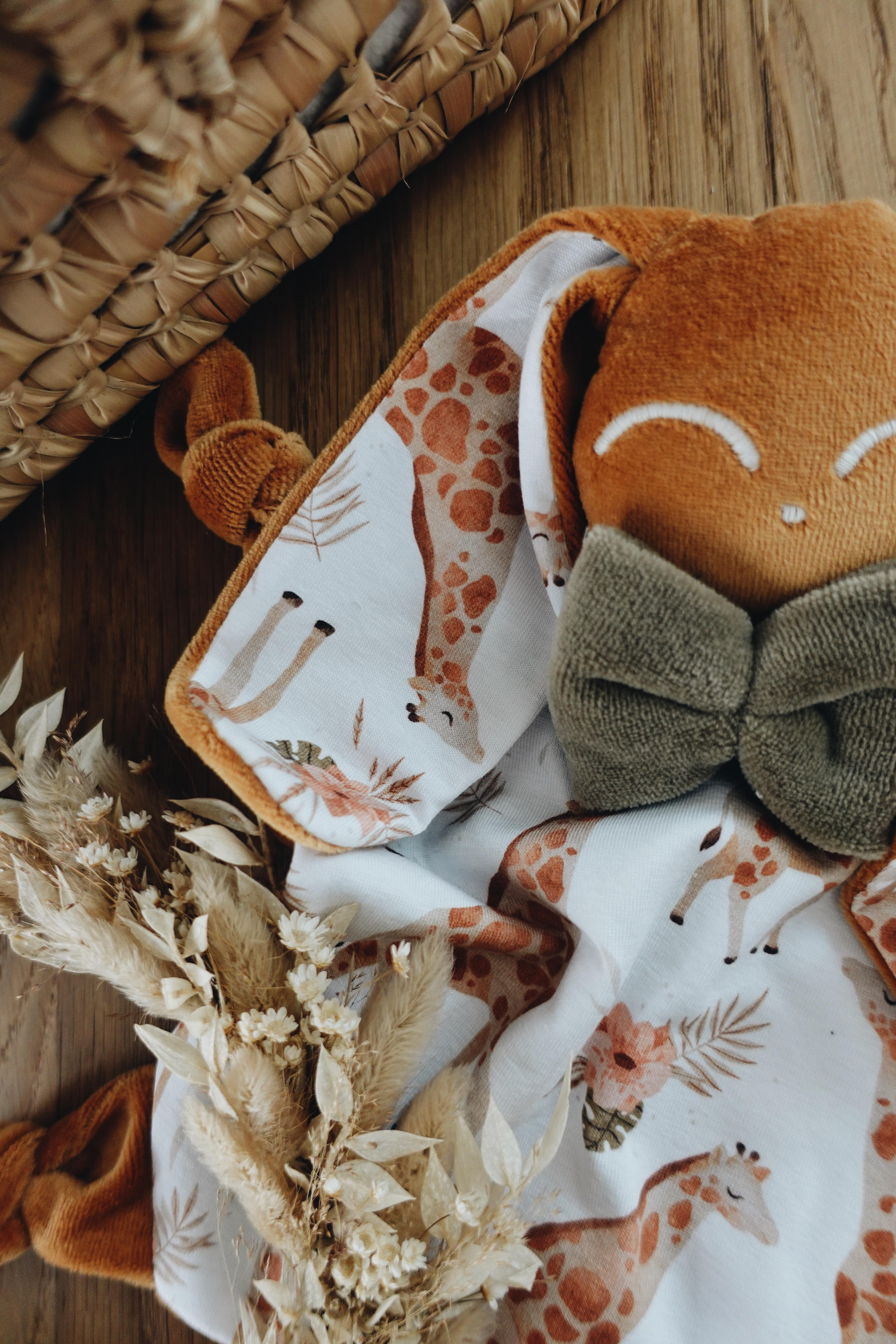 PROTOTYPE - Doudou Velours Chouchou - Girafes