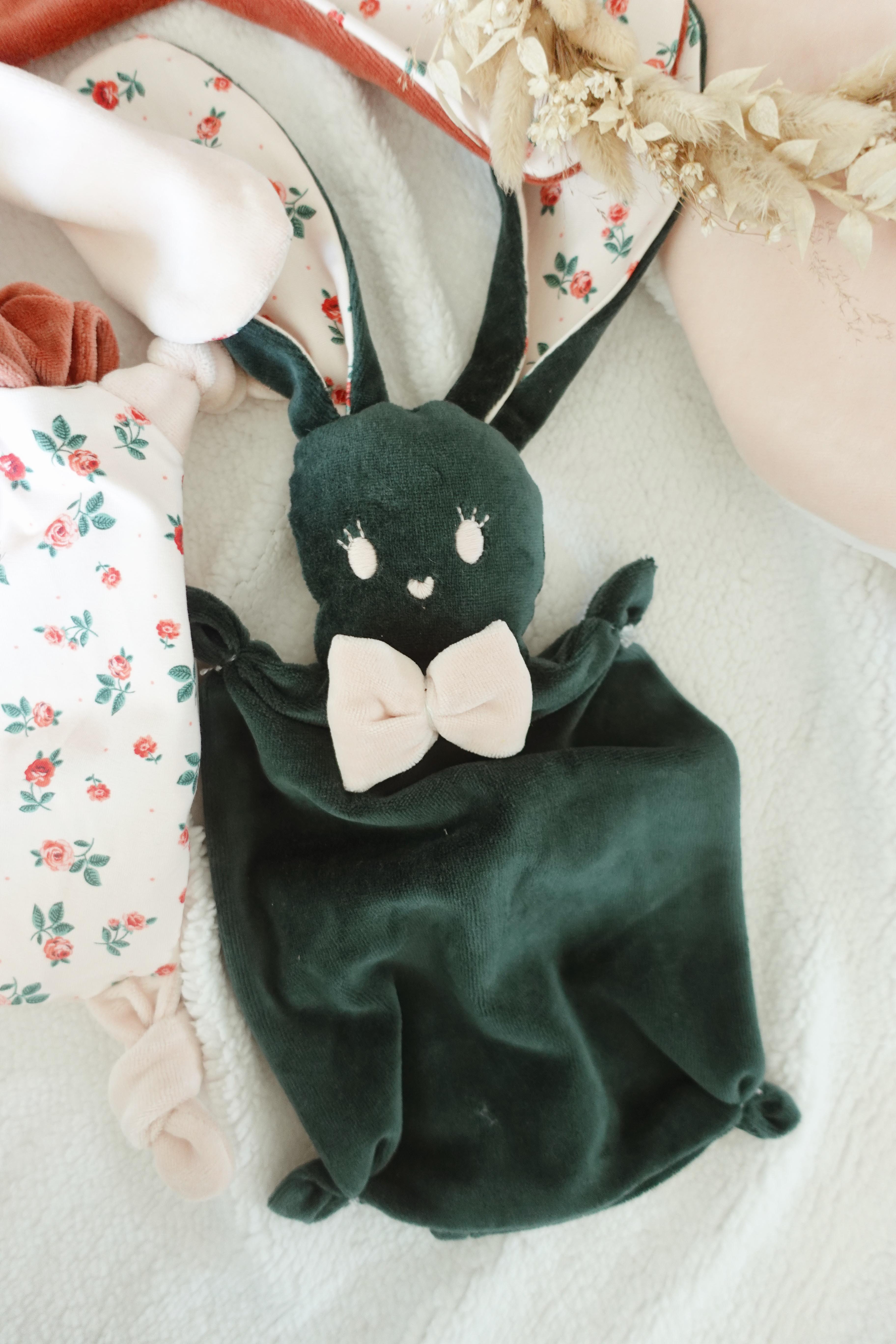 Bouillotte noyaux de cerise velours - Pink Roses