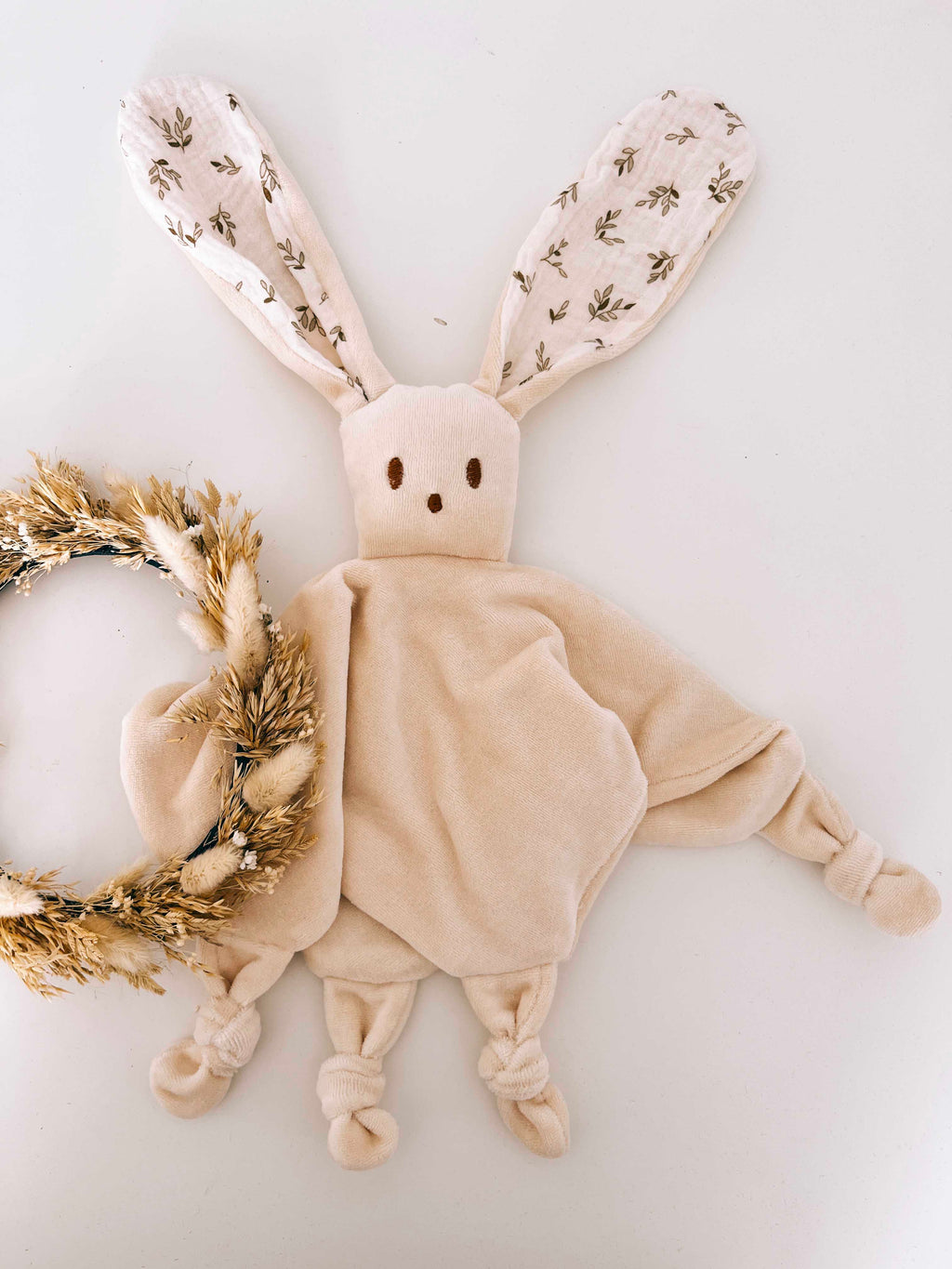 Doudou Velours Câlin Noeuds - Petit Feuillage
