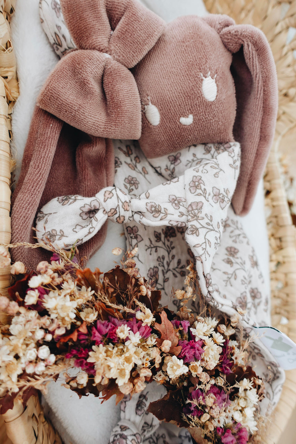Doudou Mousseline Vintage Flowers