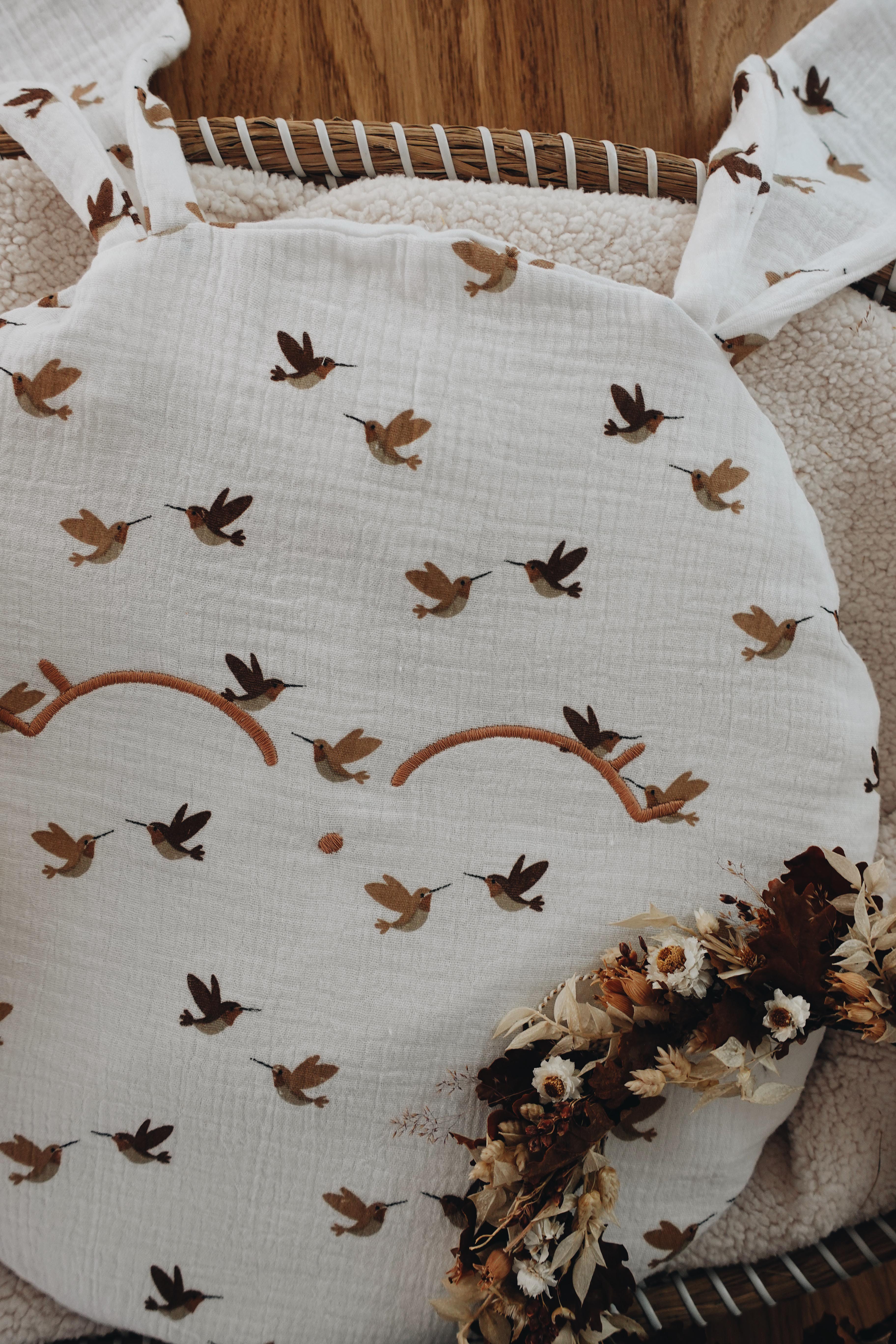 Petit Coussin Lange - Oiseaux