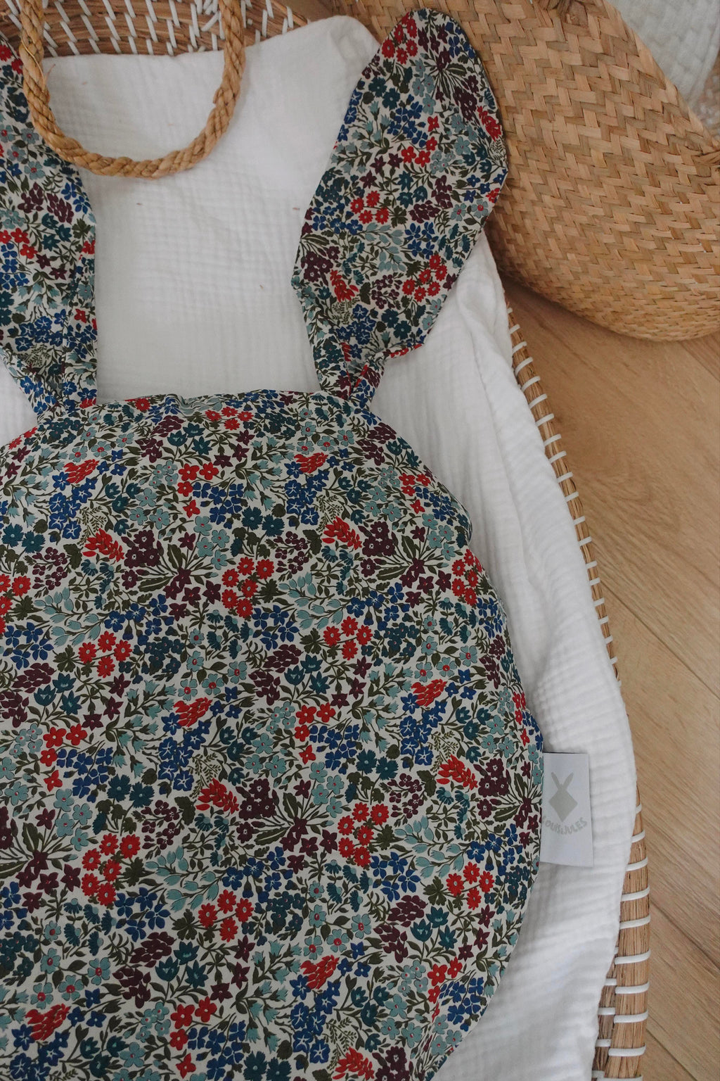 Petit Coussin Pièce unique - Liberty Thorpe Burgundy