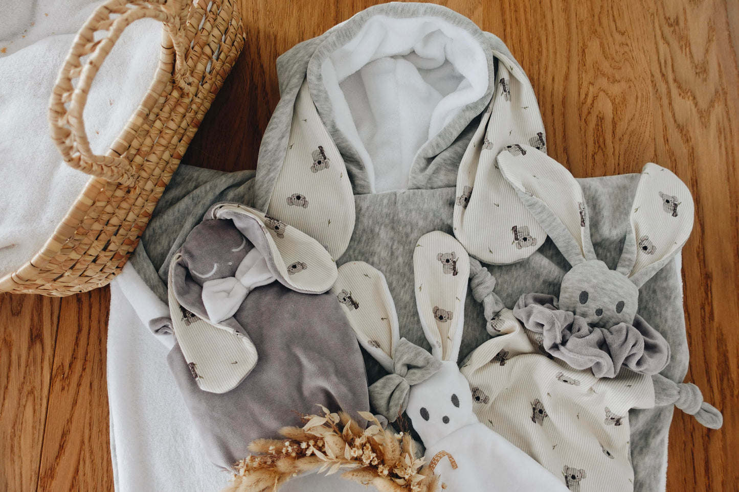 Poncho Velours - Cute Koalas