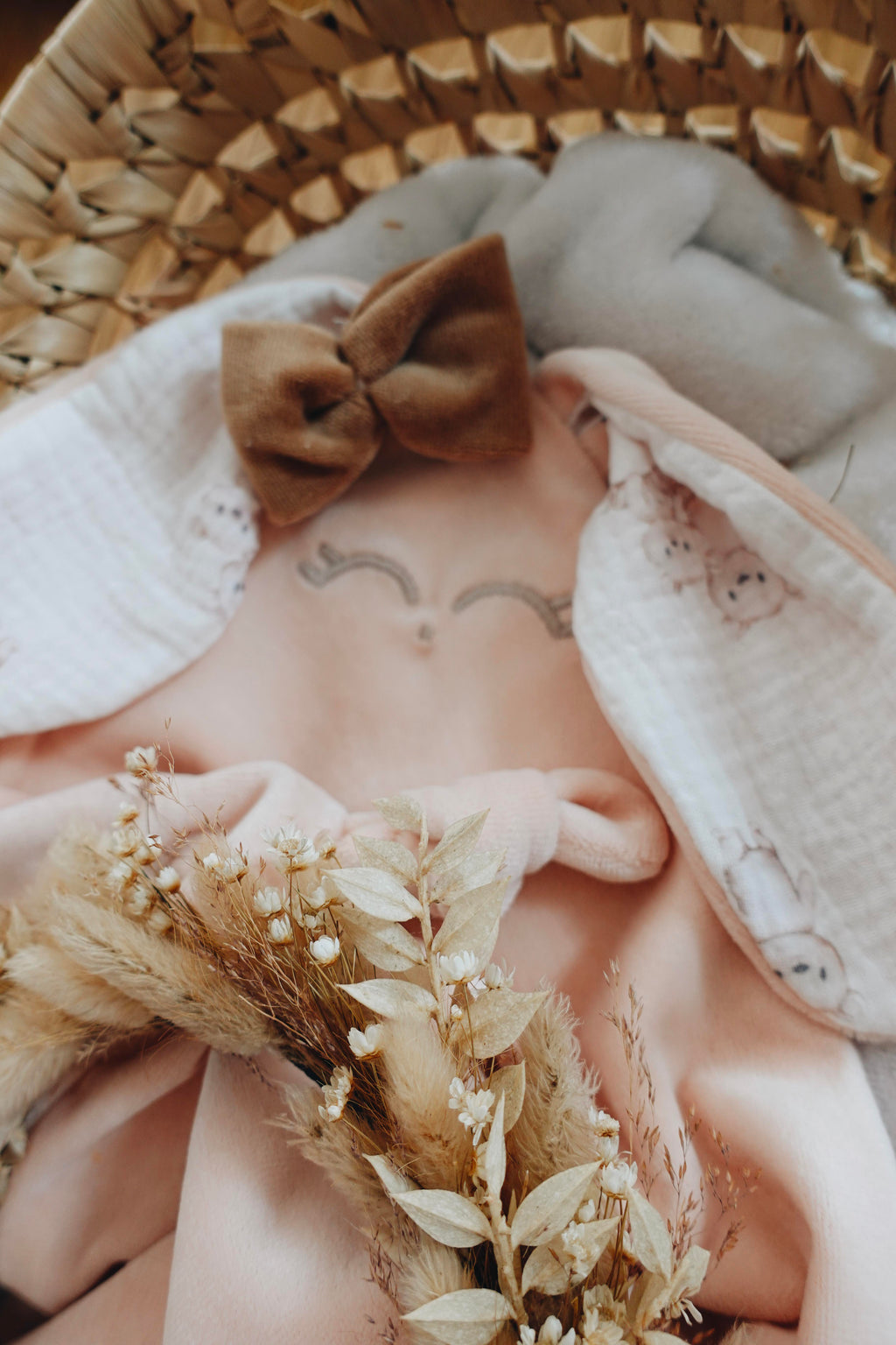 PROTOTYPE - Doudou Velours Classique Noeuds - Little Bears