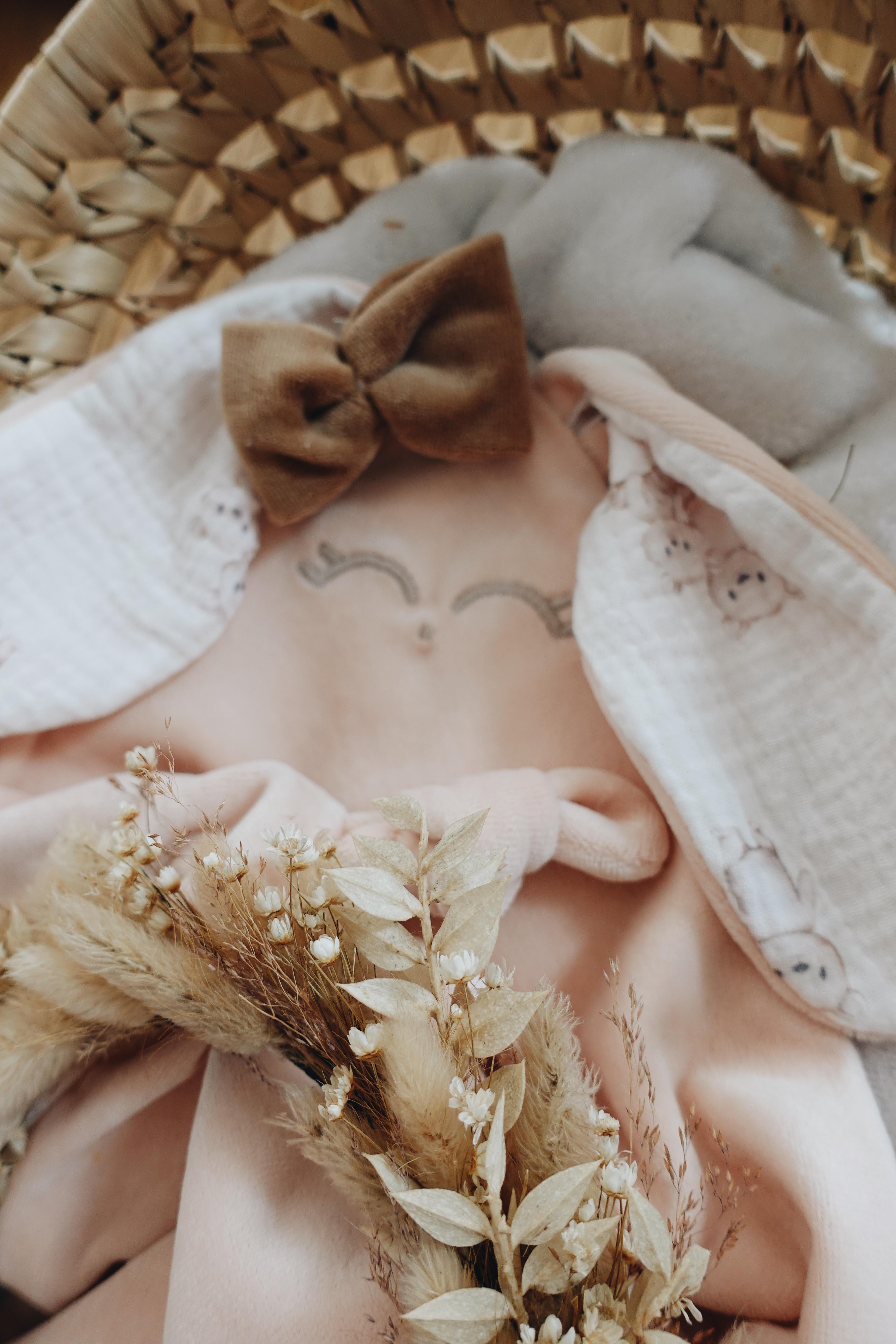 PROTOTYPE - Doudou Velours Classique Noeuds - Little Bears