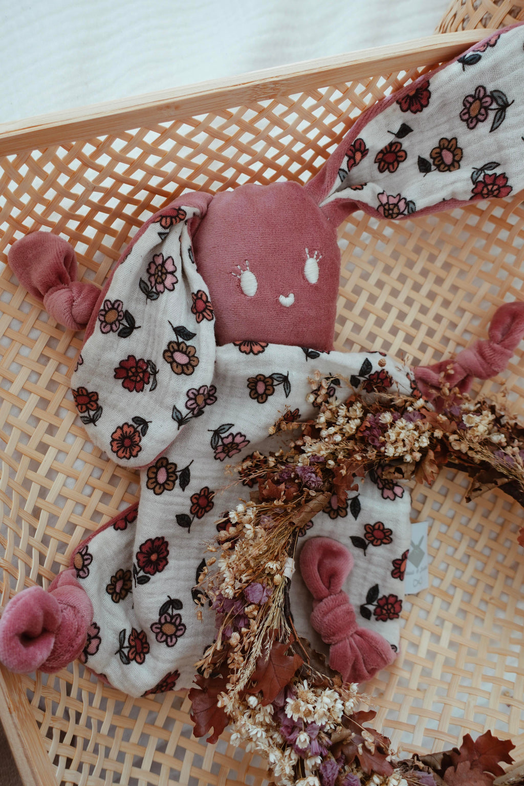 Doudou Velours Chouchou - Vintage Floral