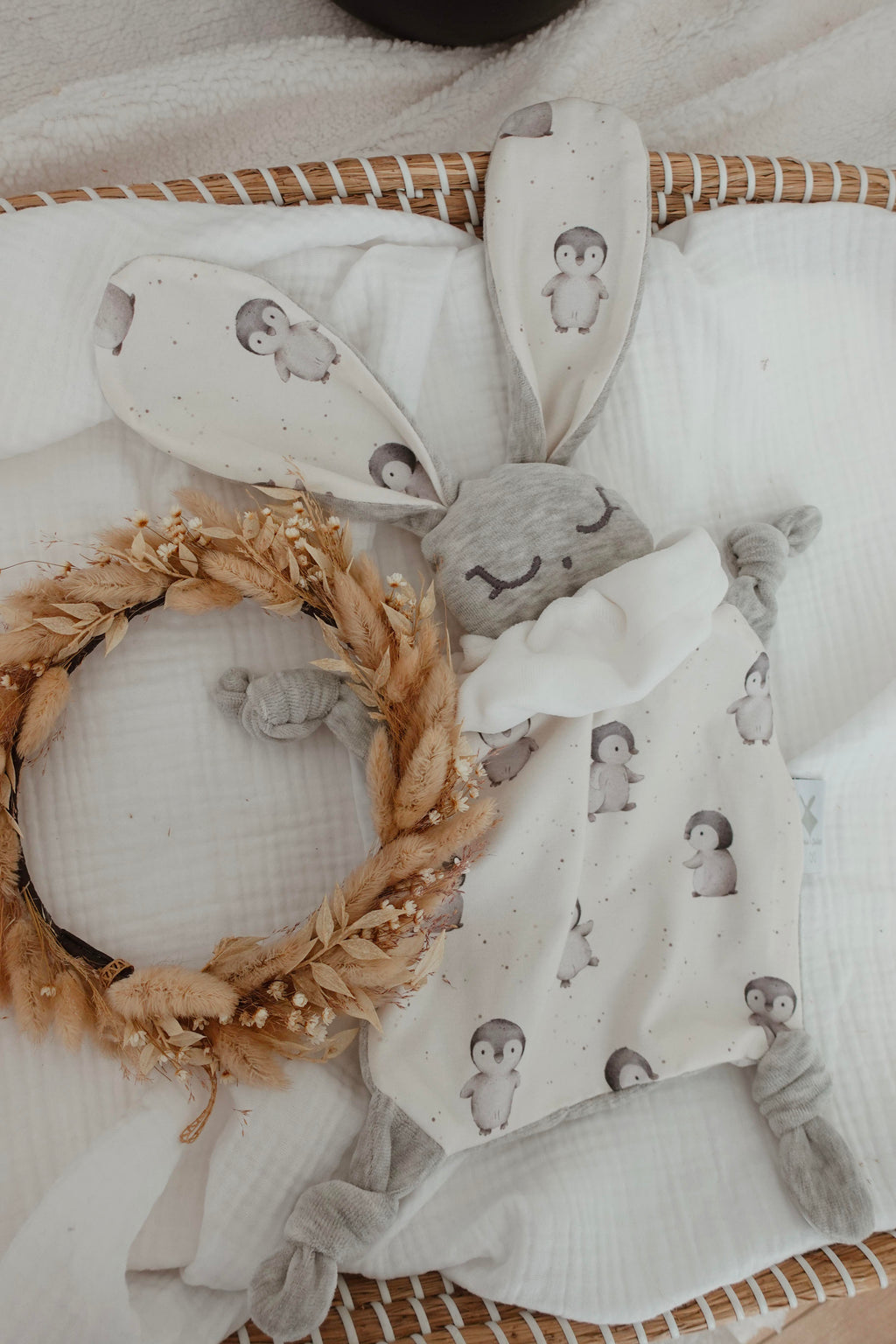 Doudou Velours Chouchou - Pinguins