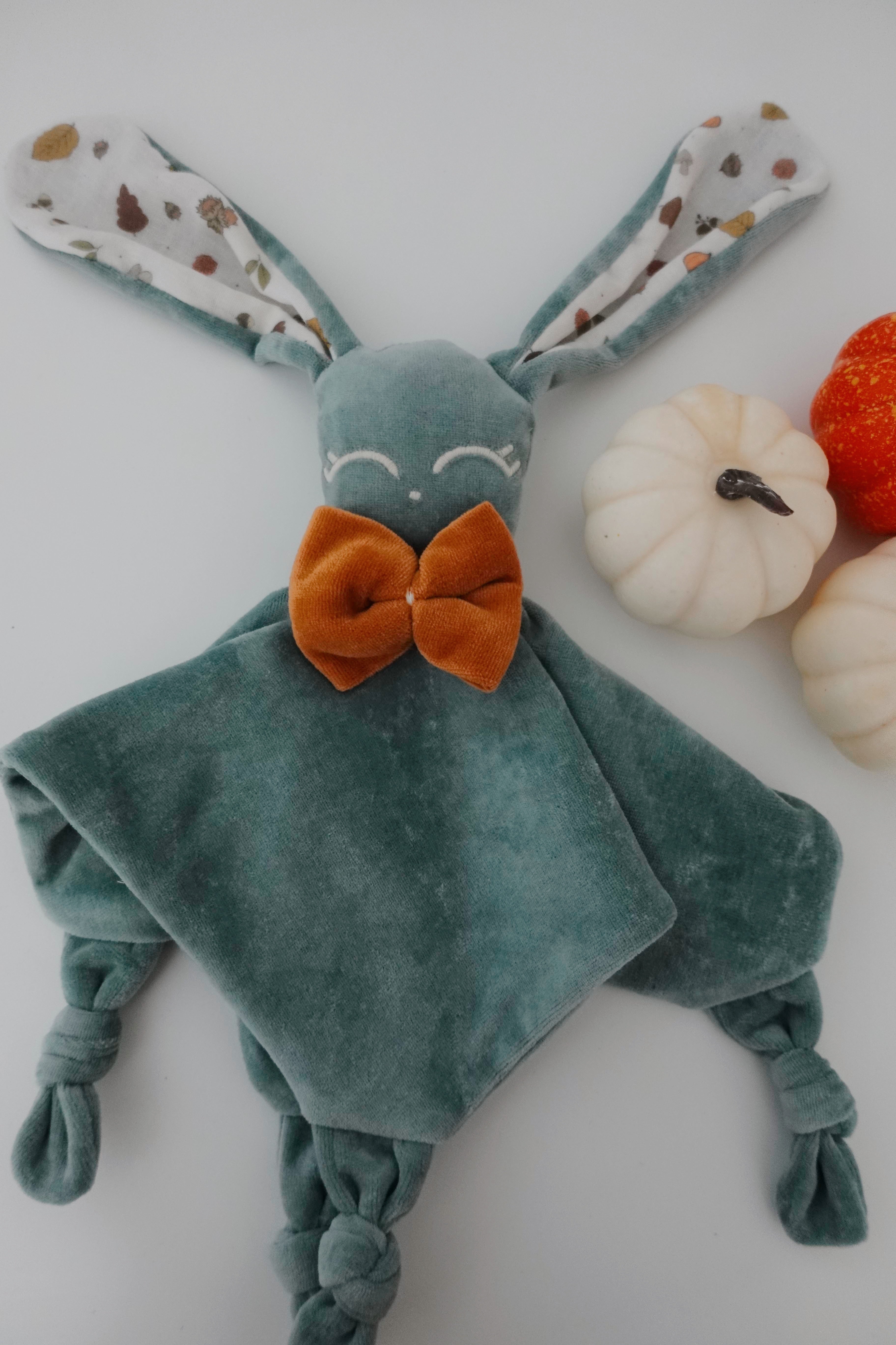 Doudou Velours Câlin Noeuds - Automne