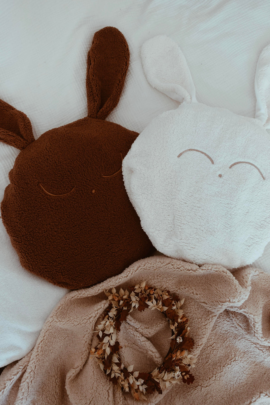 Petit Coussin Moumoute Pure - Épaisse Châtaigne