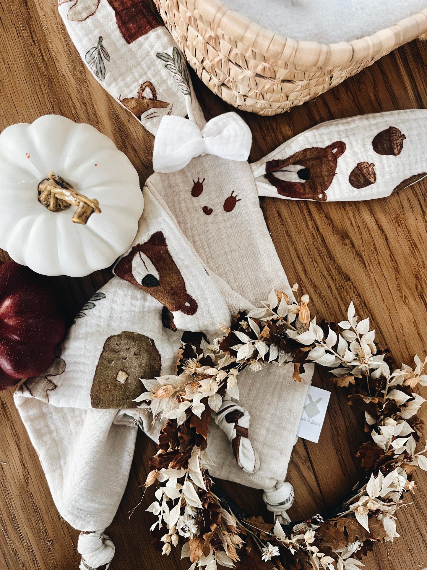 Doudou lange Classique Noeuds - Cream