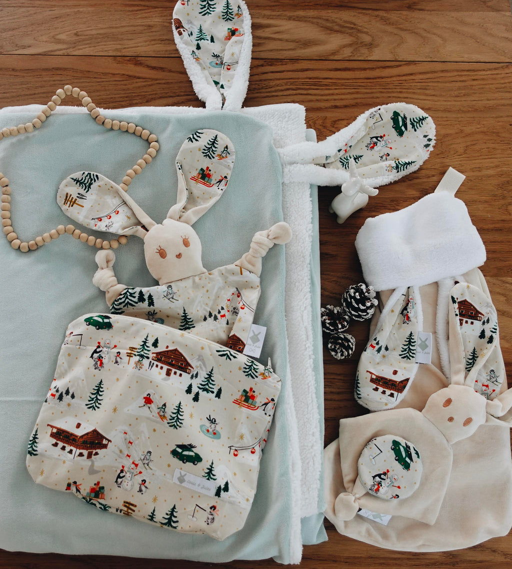 PROTOTYPE - Bébé Doudou Velours - Penguin Village