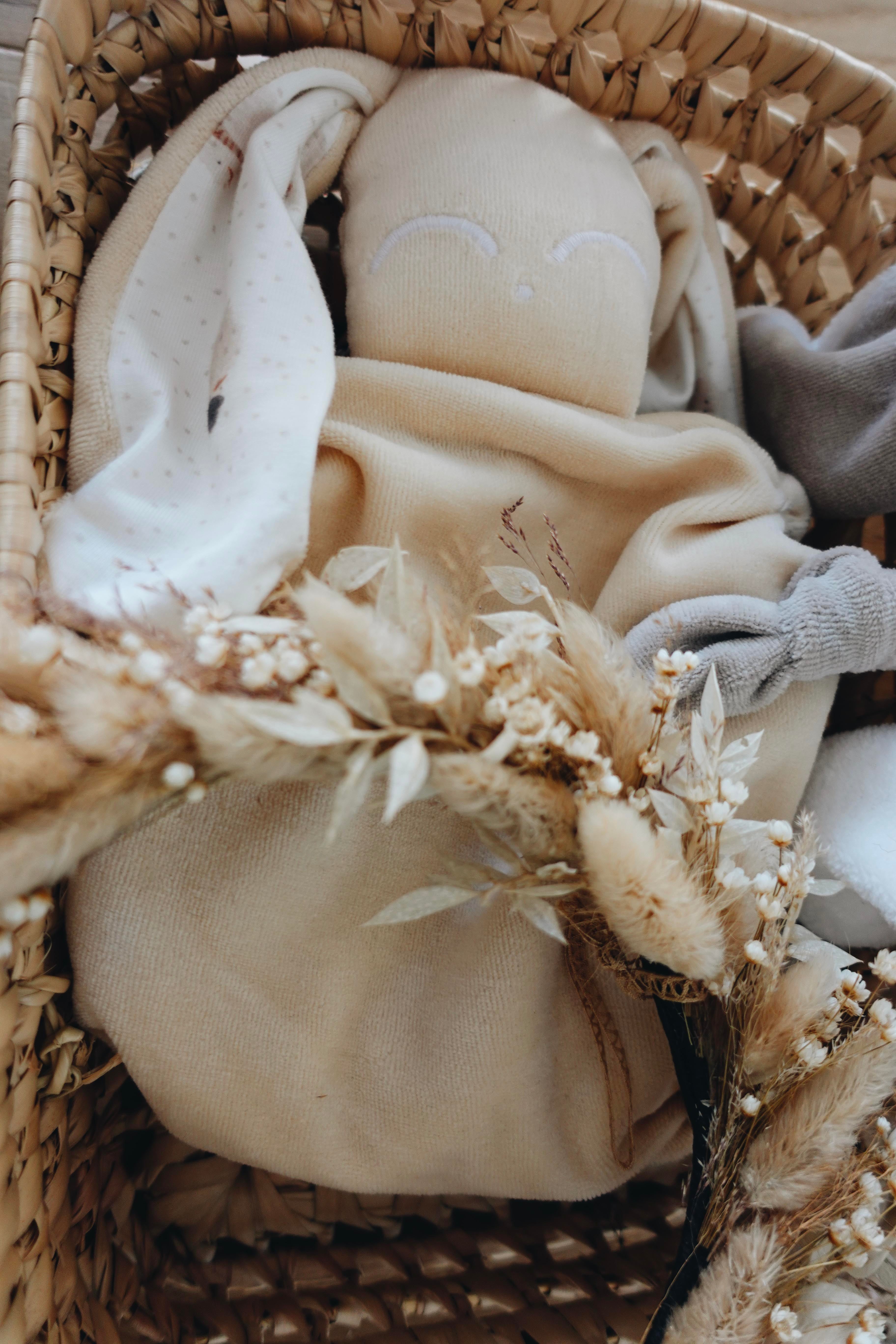 Bouillotte noyaux de cerise Velours - Snowman