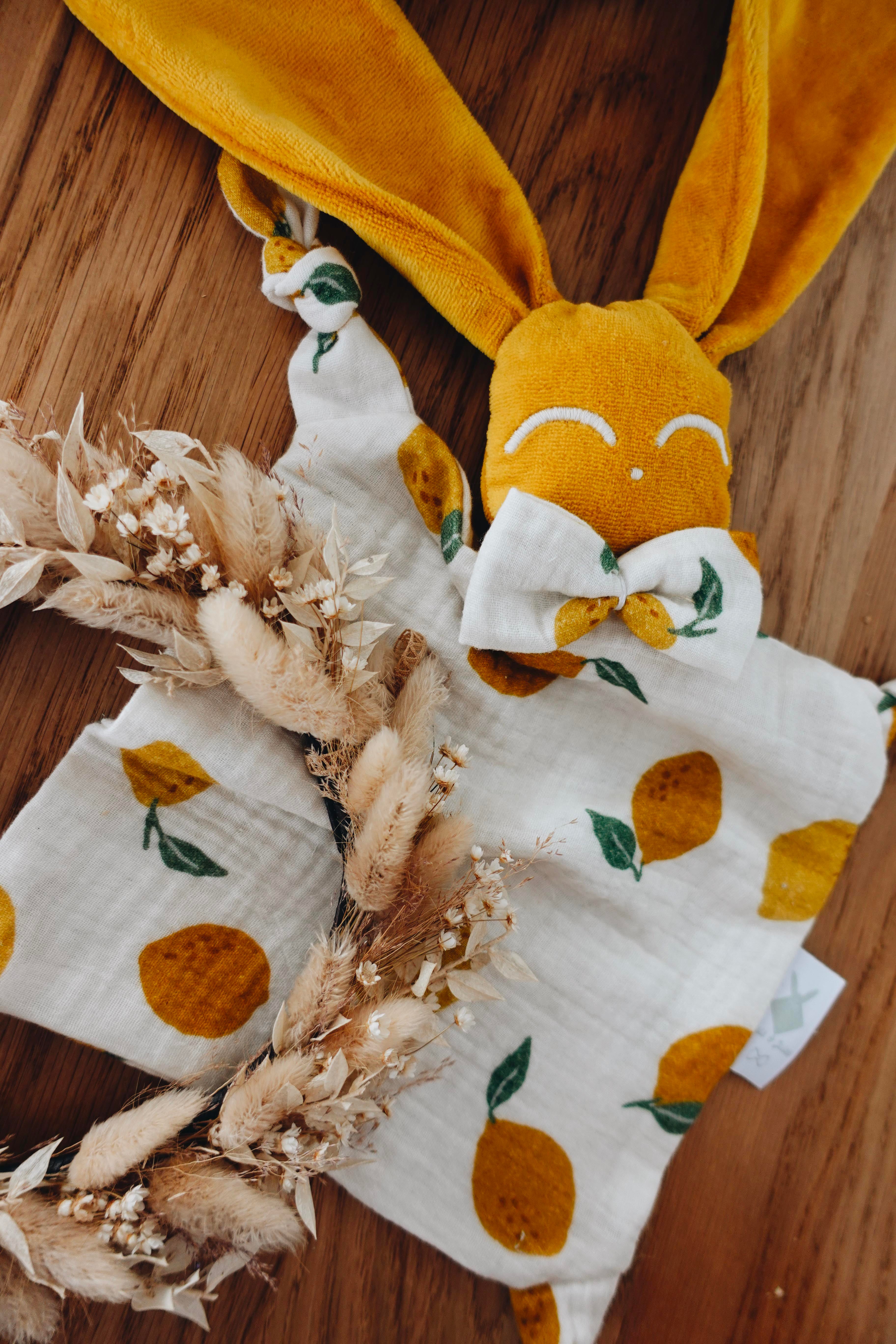 PROTOTYPE - Doudou Mousseline Big Lemons