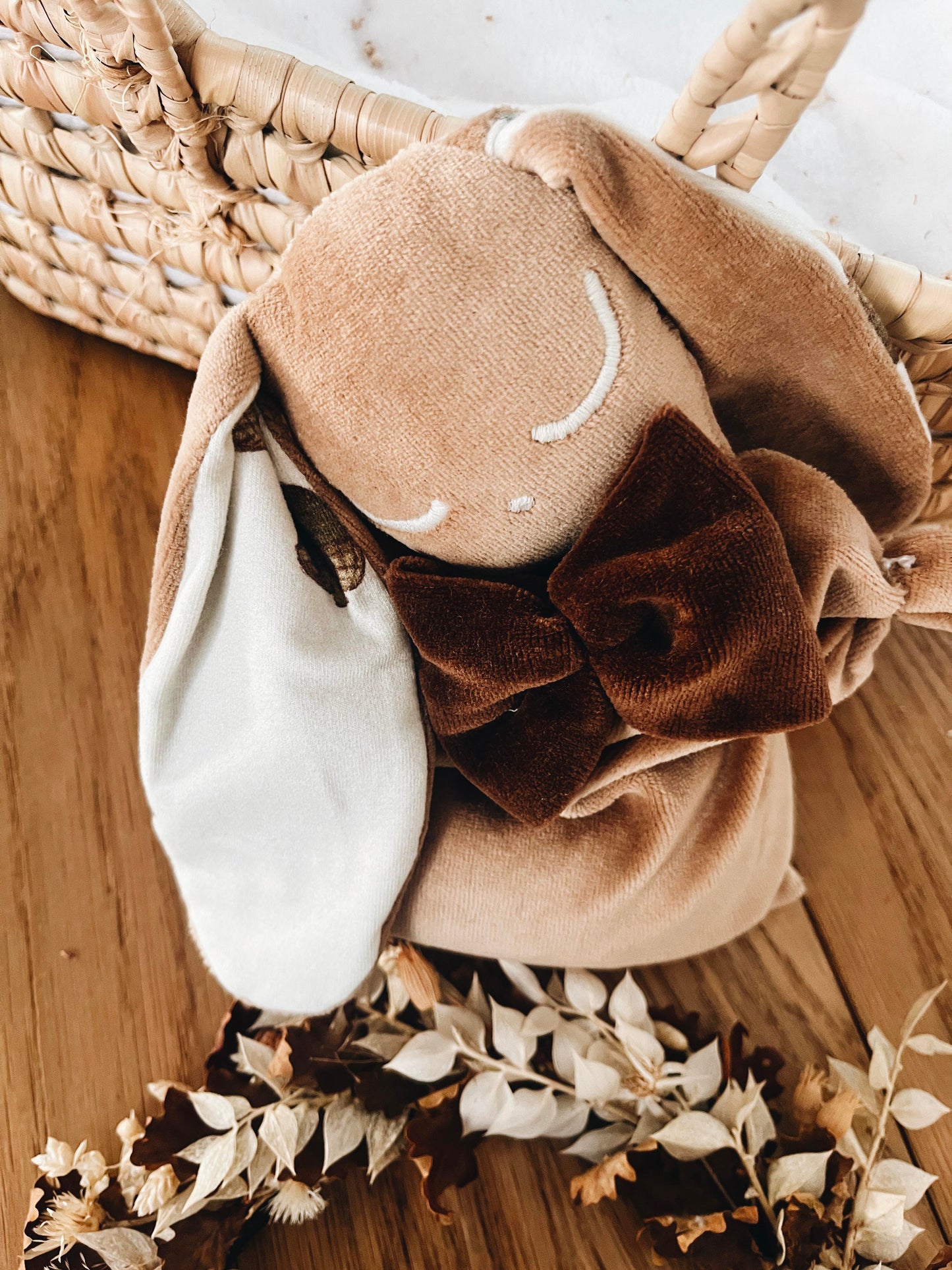 Bouillotte noyaux de cerise velours - Acorns and Leaves