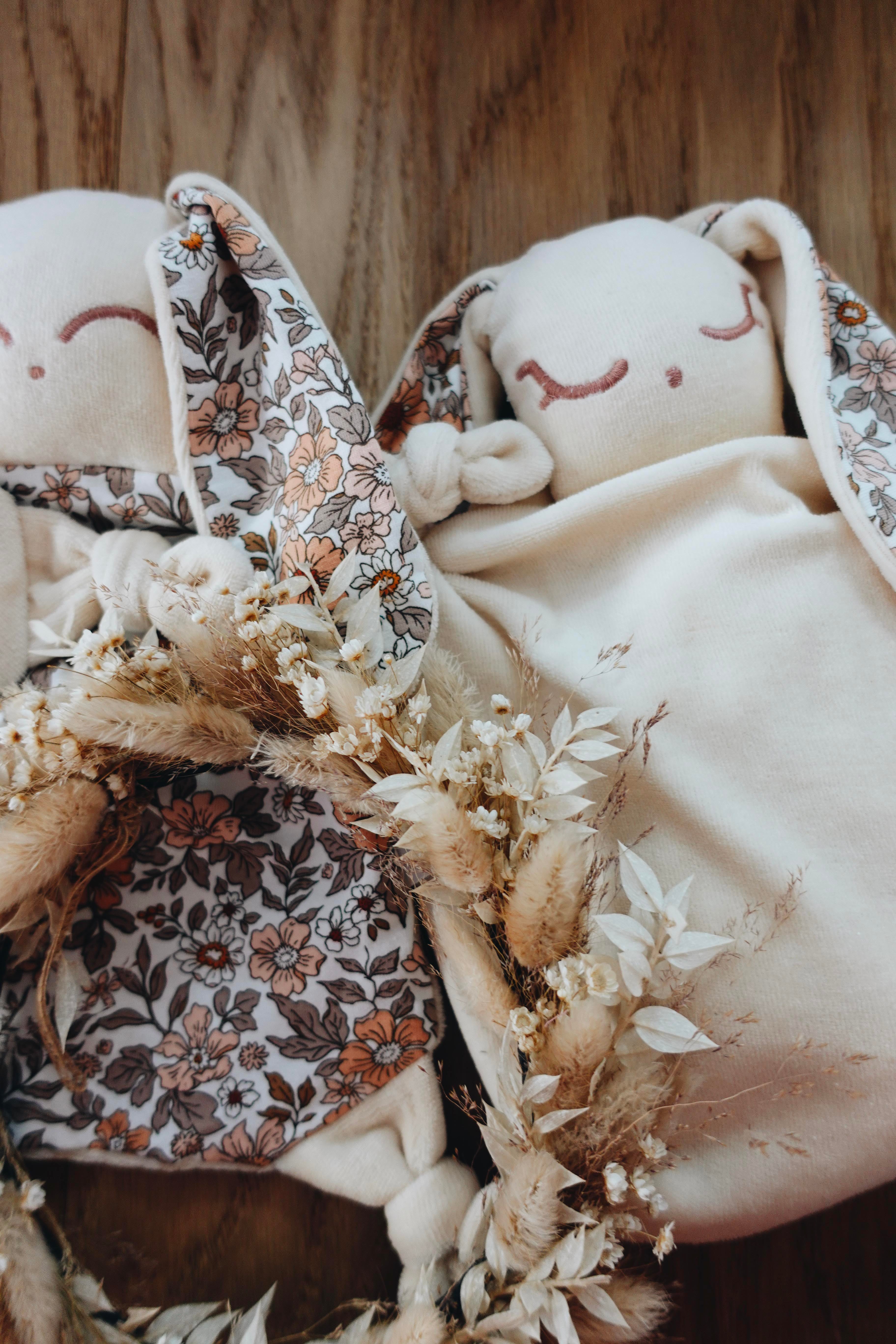 PROTOTYPE - Doudou Lange Chouchou - Jersey Flowers