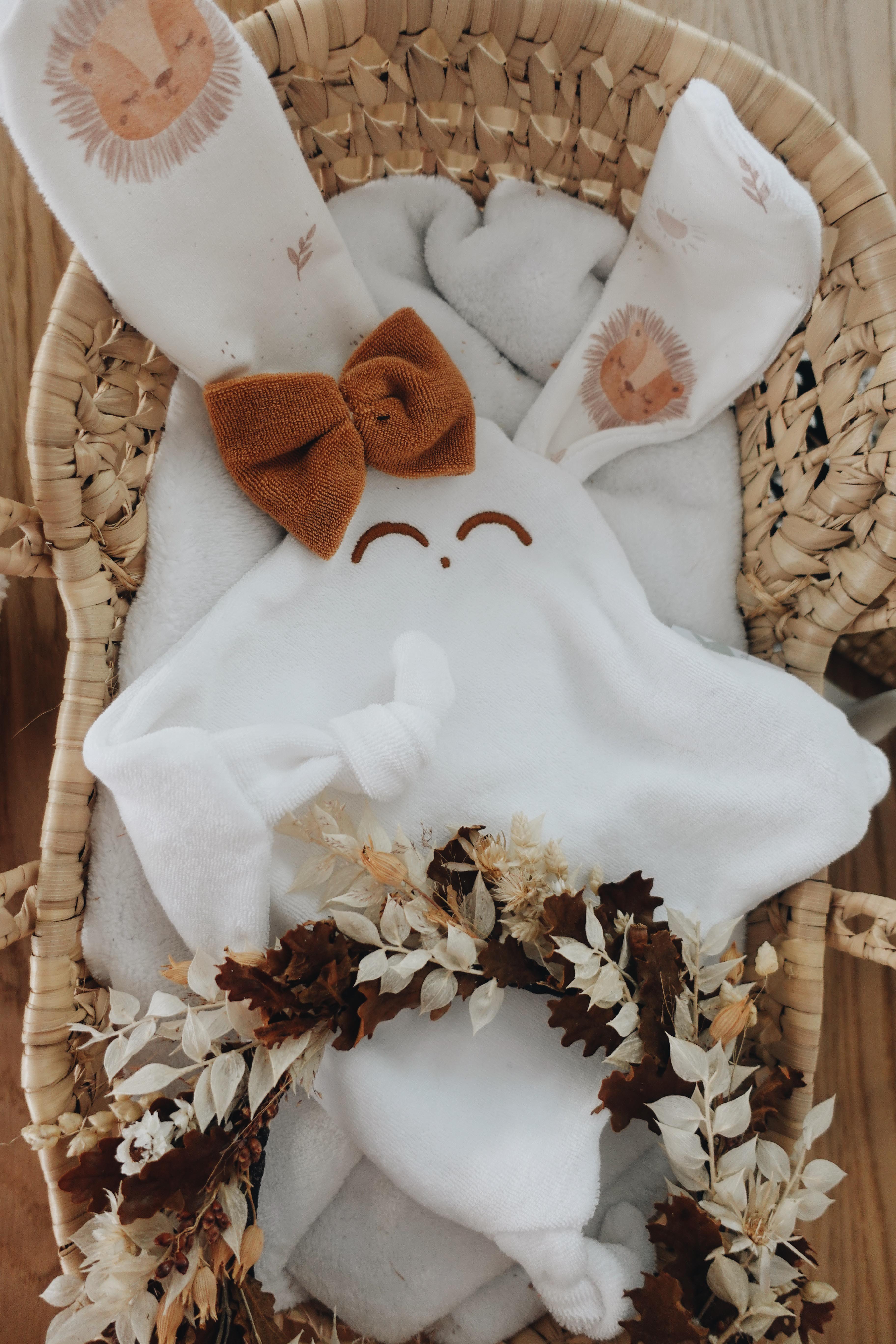 Doudou Eponge Mini Noeuds - Lionceau