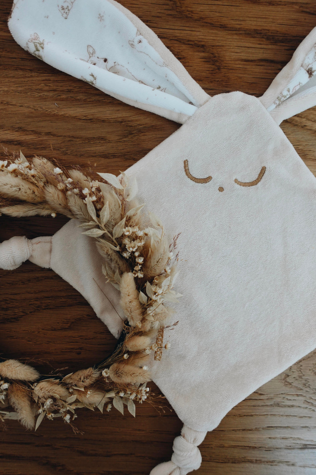 PROTOTYPE - Doudou Velours Mini Noeuds - Robin