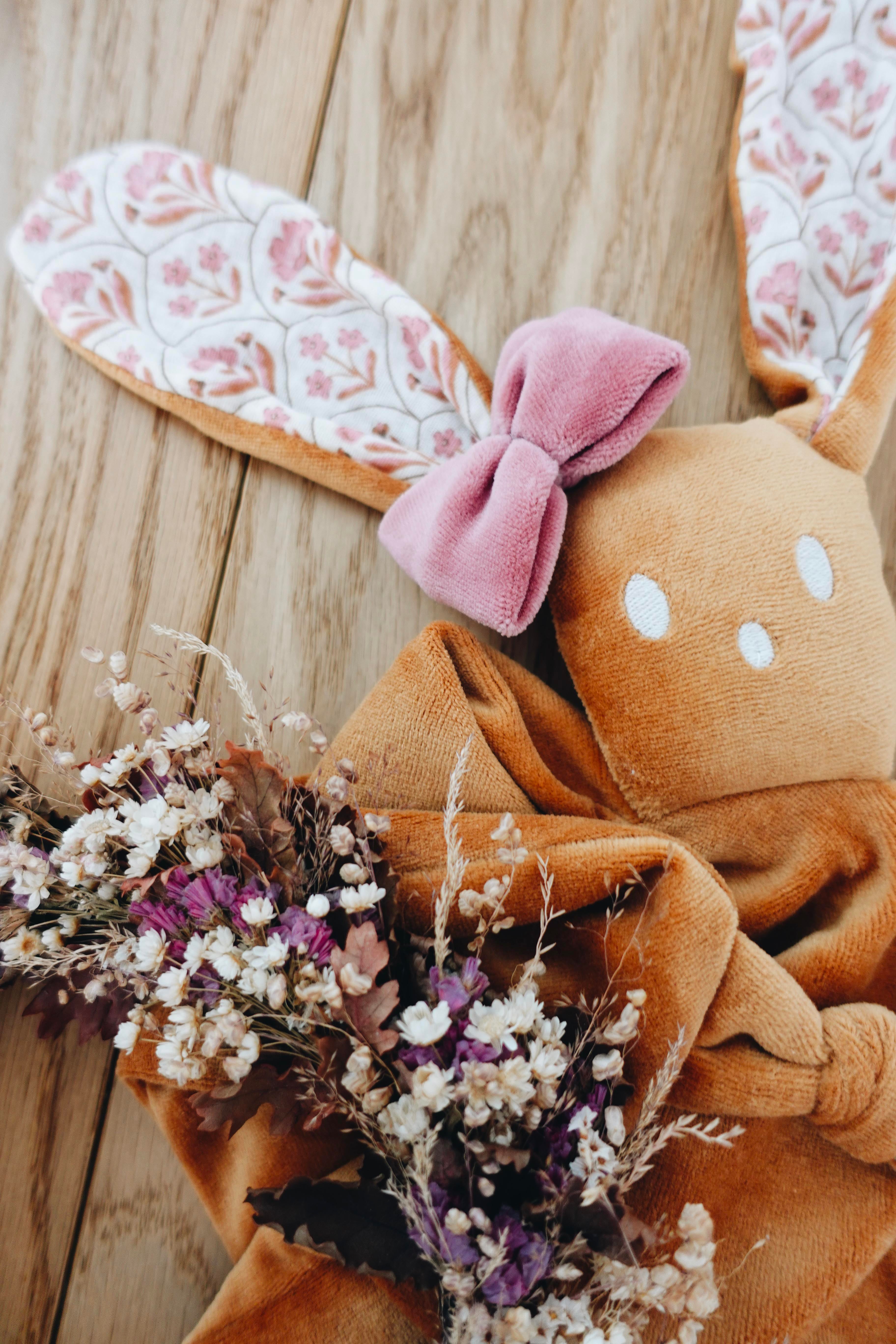 PROTOTYPE - Doudou Velours Câlin Noeuds - Indy Boho