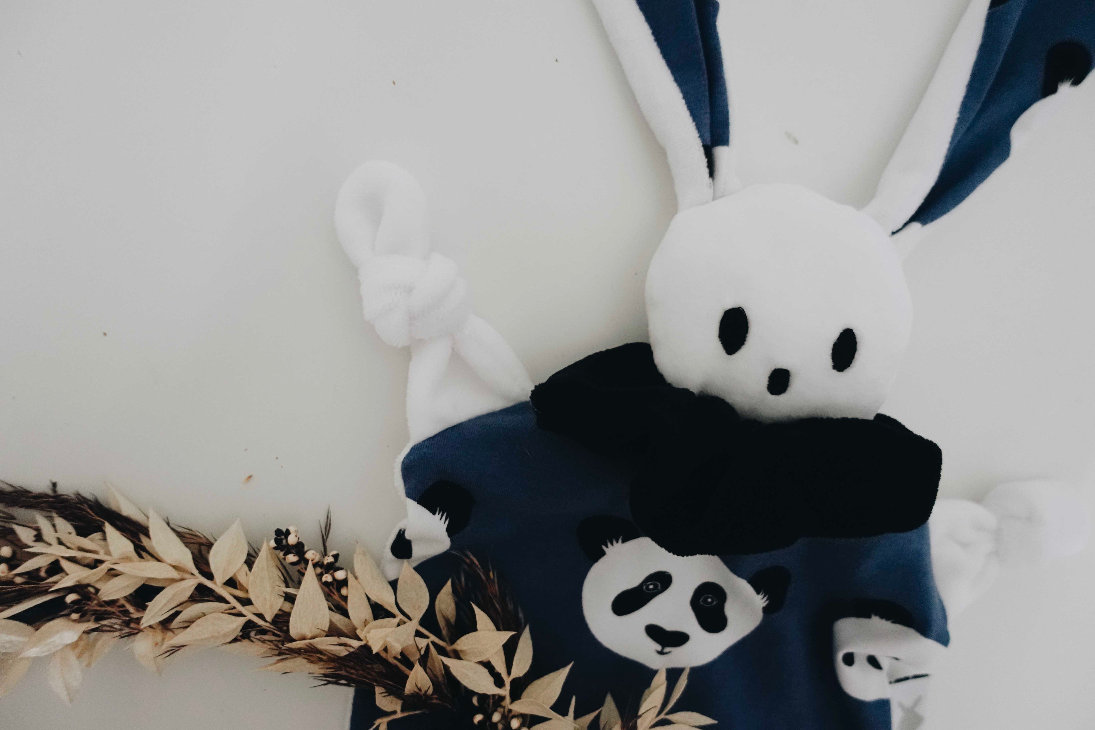 Doudou Velours Chouchou – Pandas