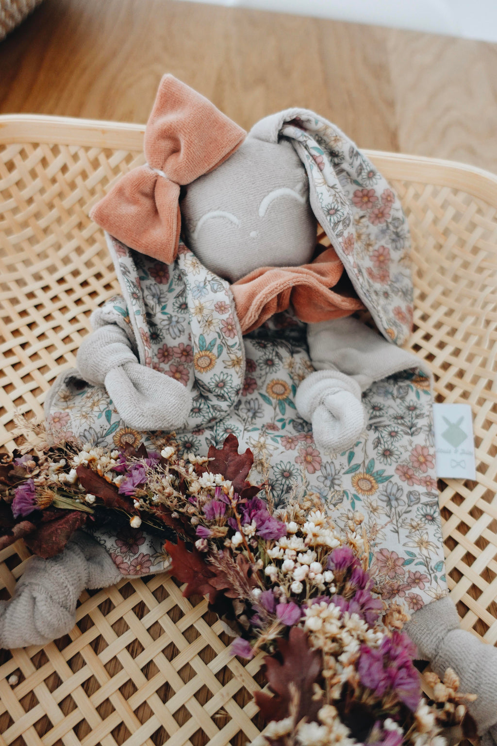 PROTOTYPE - Doudou Velours Chouchou - Fleurs des Champs