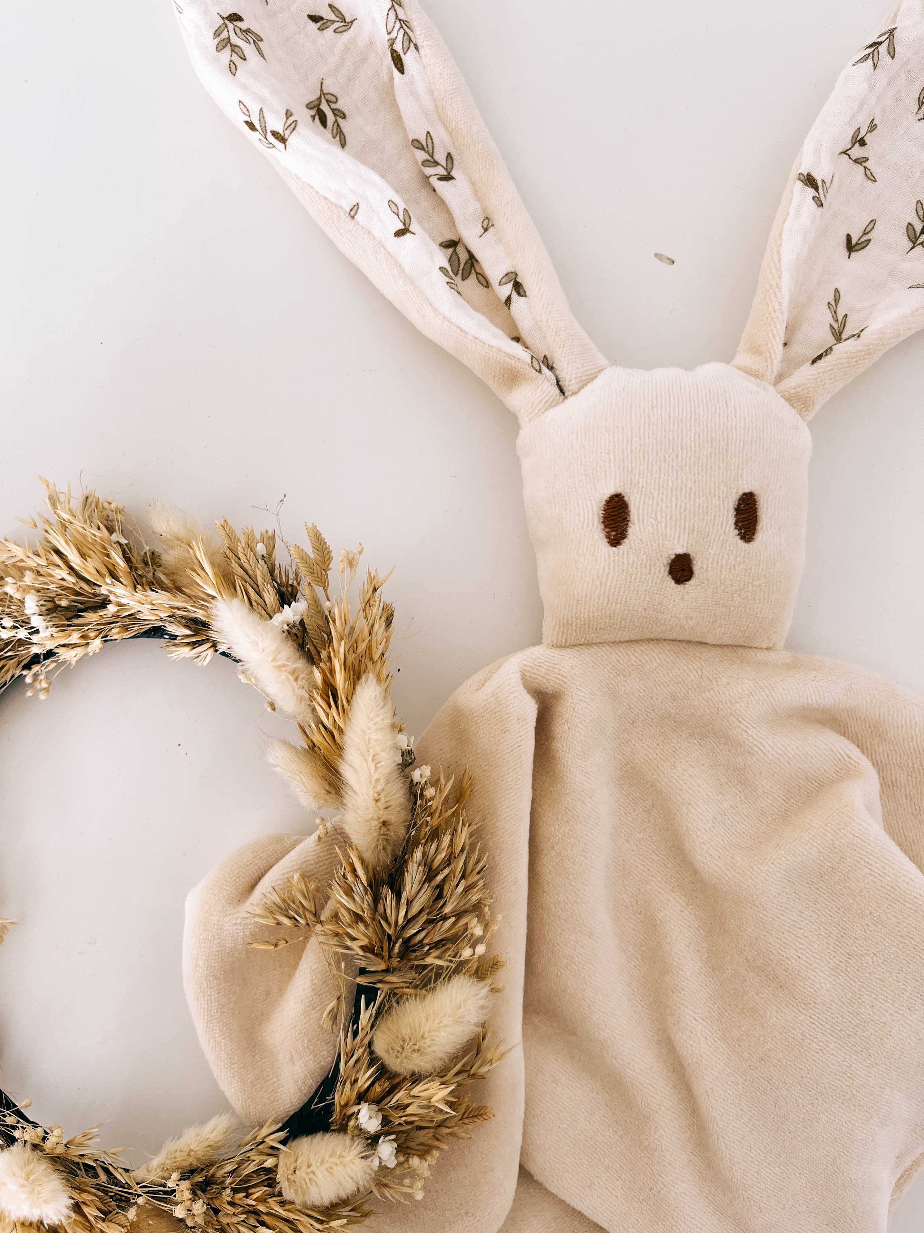 Doudou Velours Câlin Noeuds - Petit Feuillage