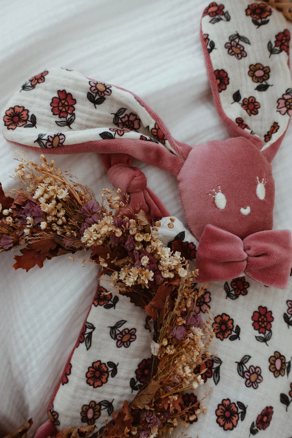 Doudou Velours Chouchou - Vintage Floral