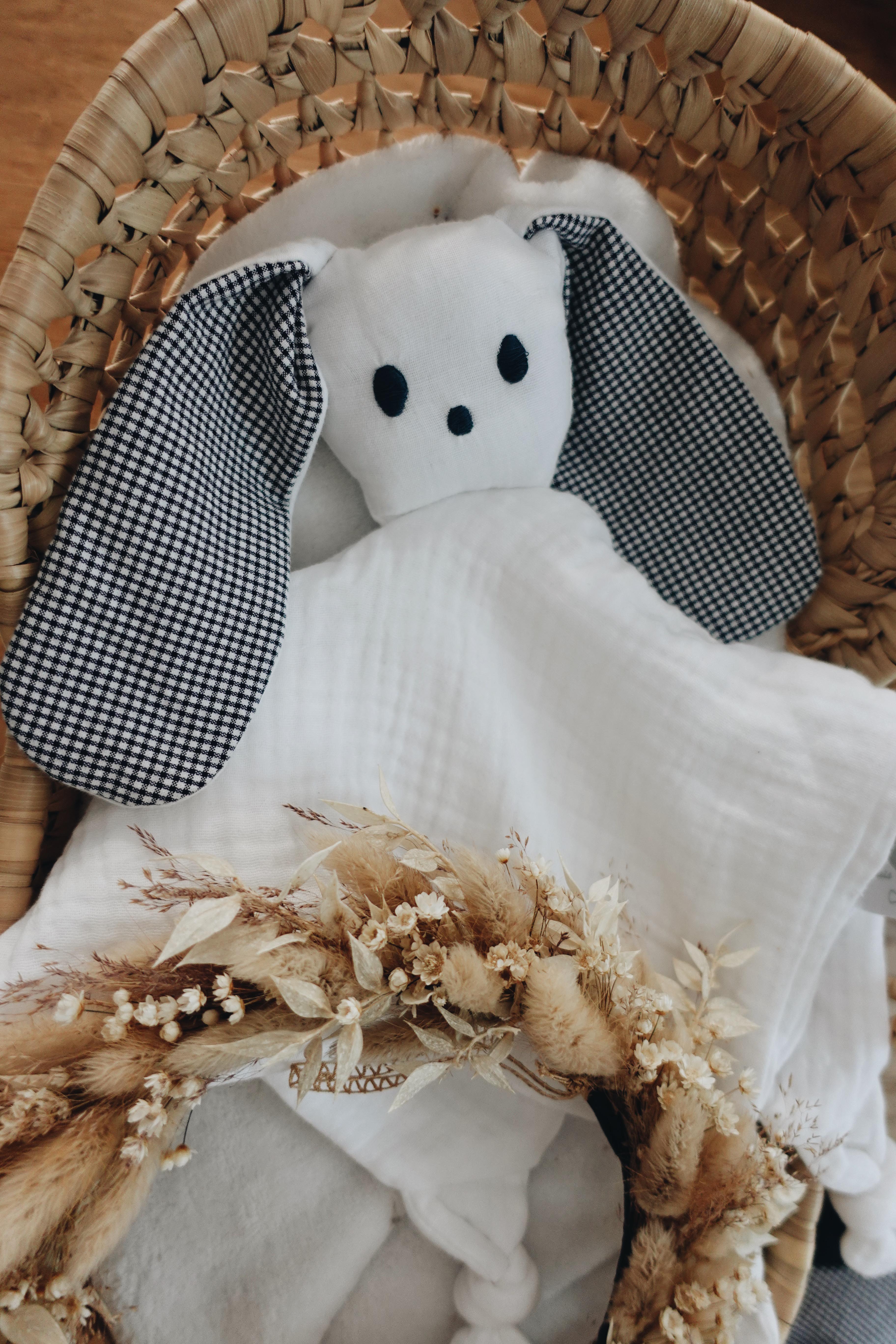 Doudou Lange Câlin Noeuds - Vichy