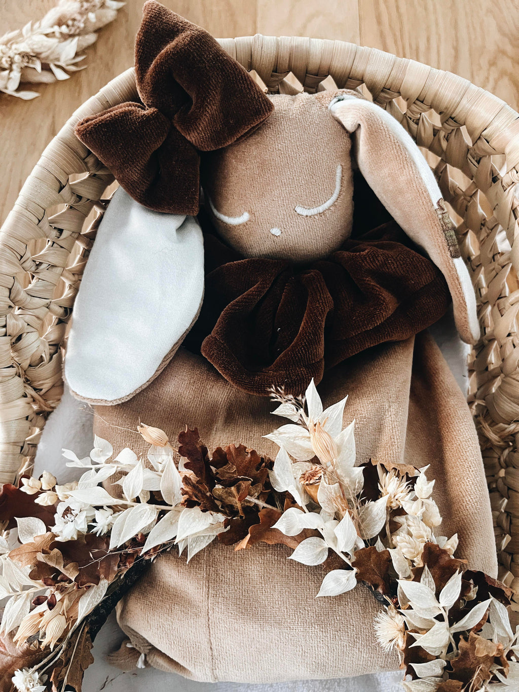 Bouillotte noyaux de cerise velours - Acorns and Leaves