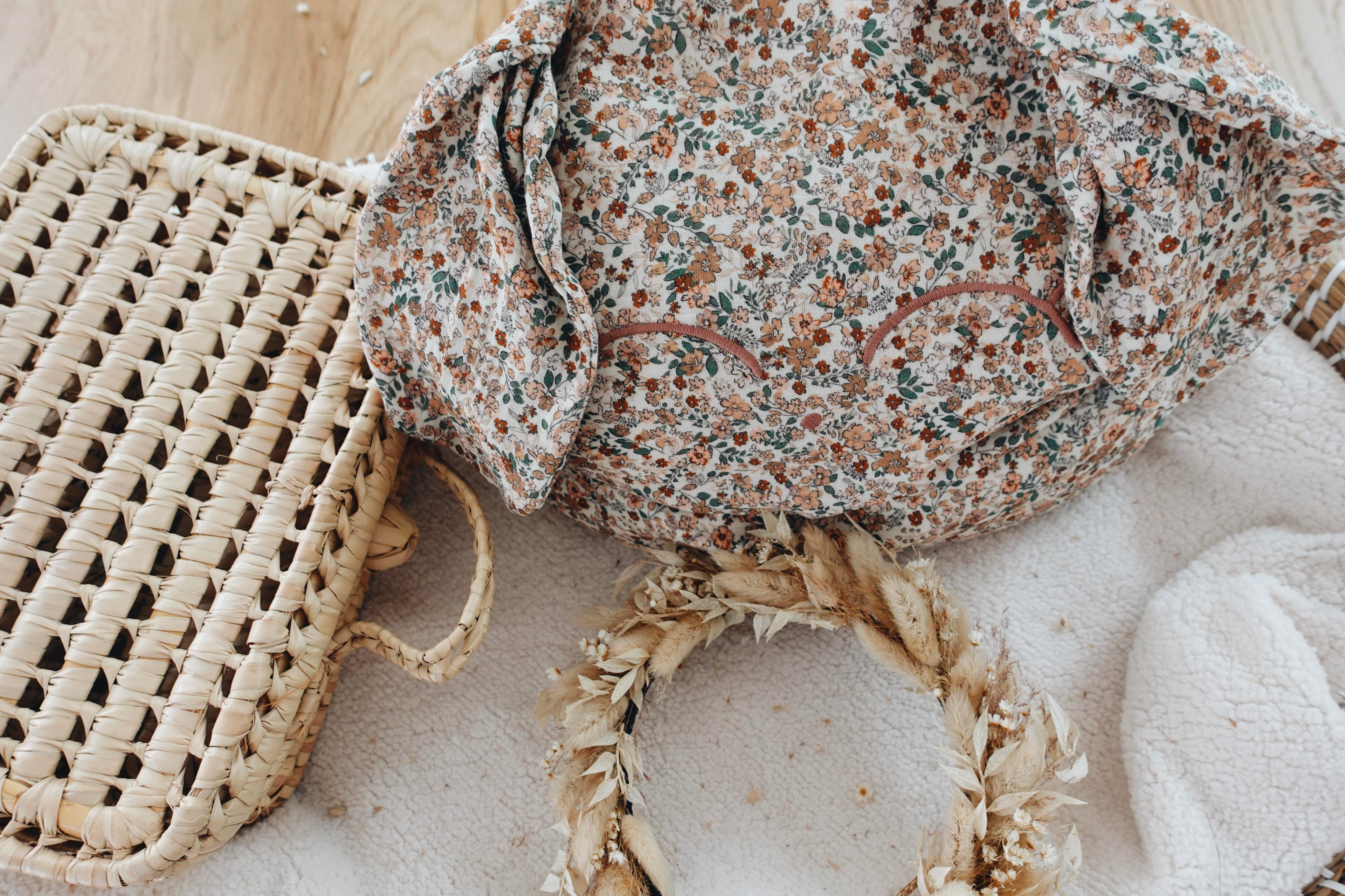 Petit Coussin Lange - Fleurs