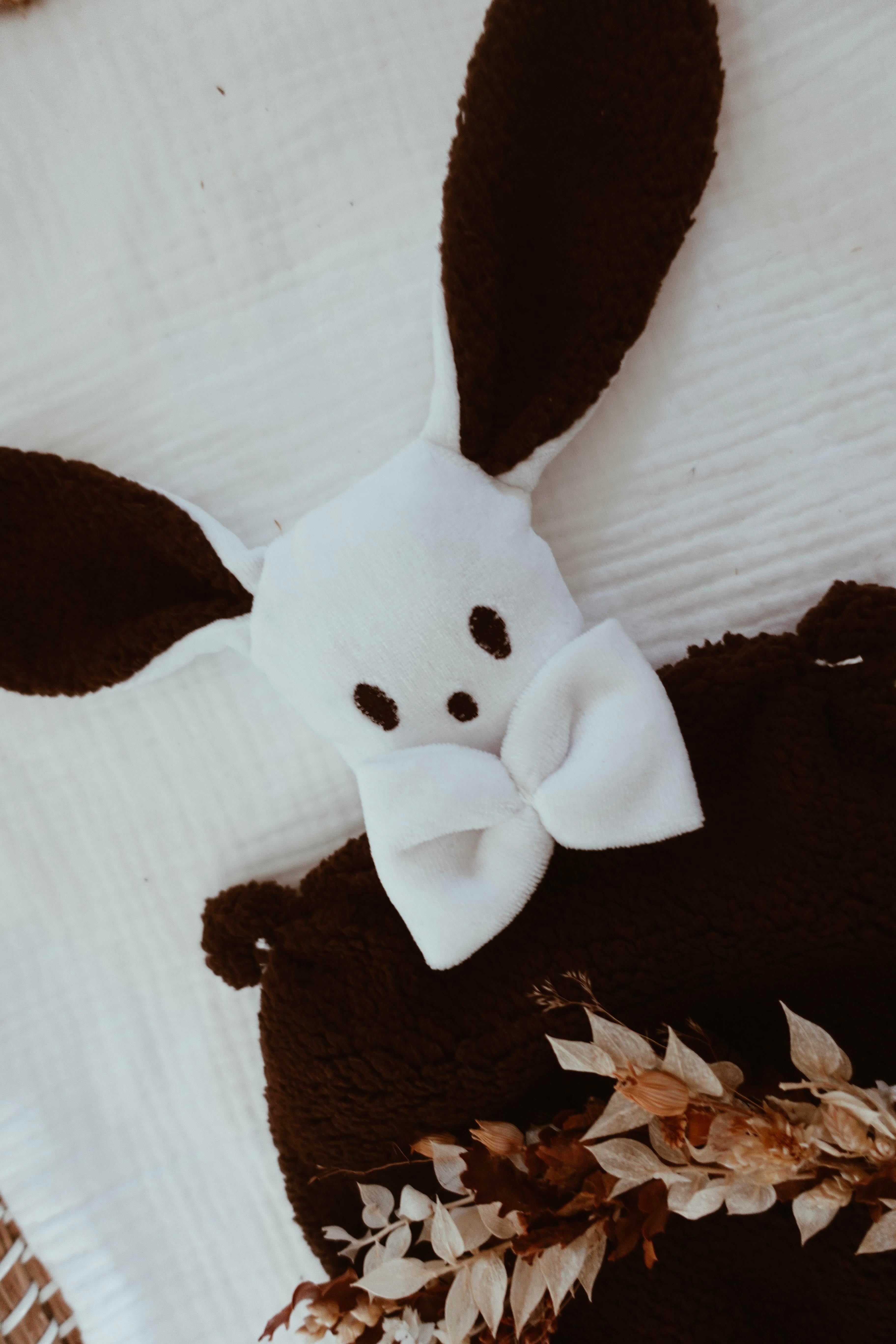 Bouillotte noyaux de cerise moumoute Pure - Épaisse Châtaigne