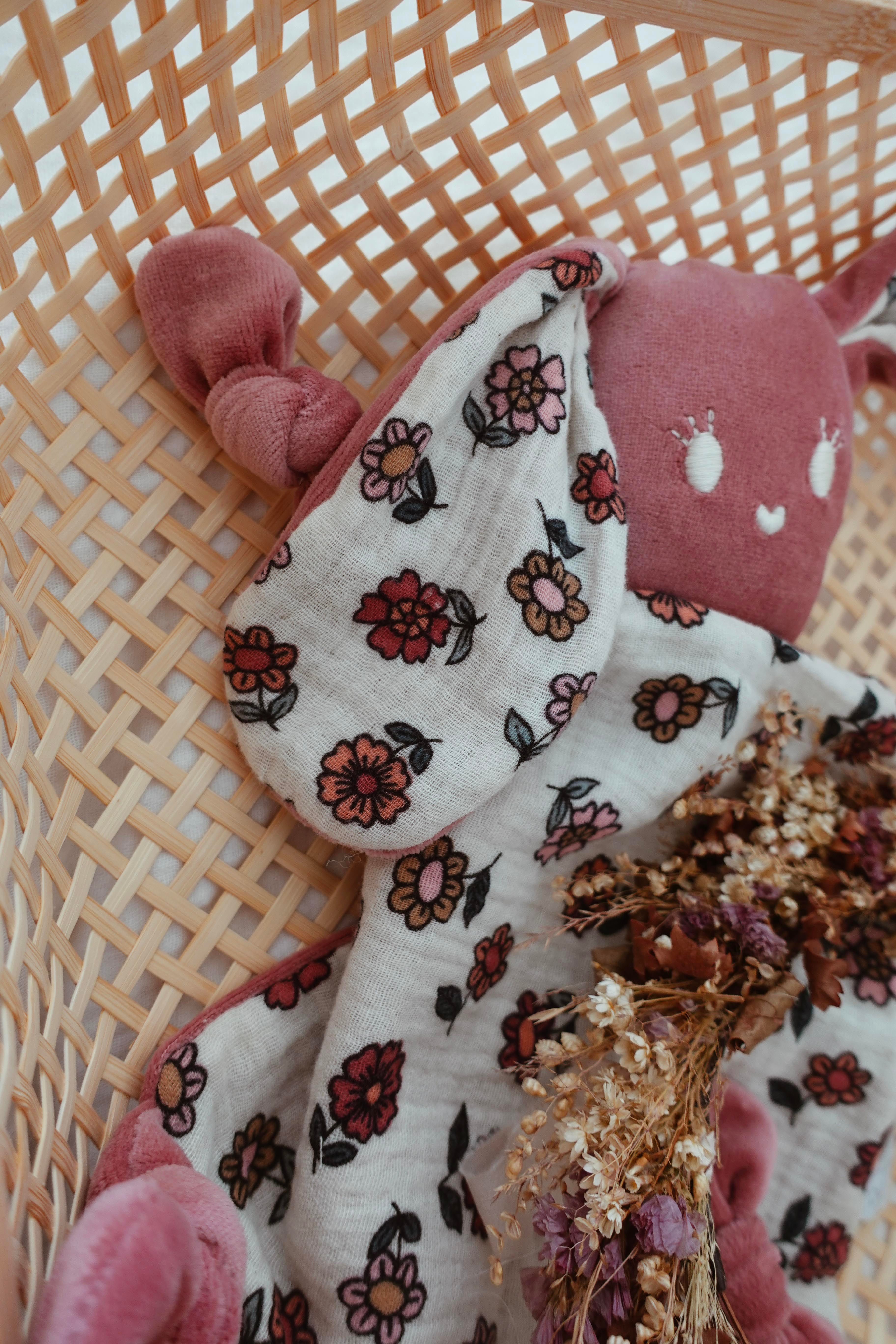Doudou Velours Chouchou - Vintage Floral