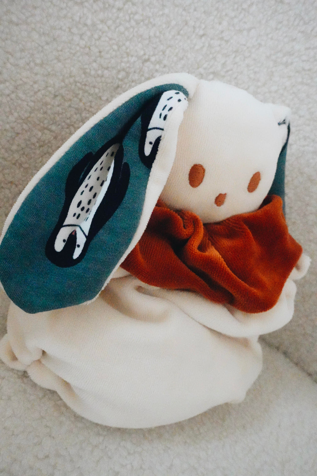 Bouillotte noyaux de cerise Velours - Pingouins